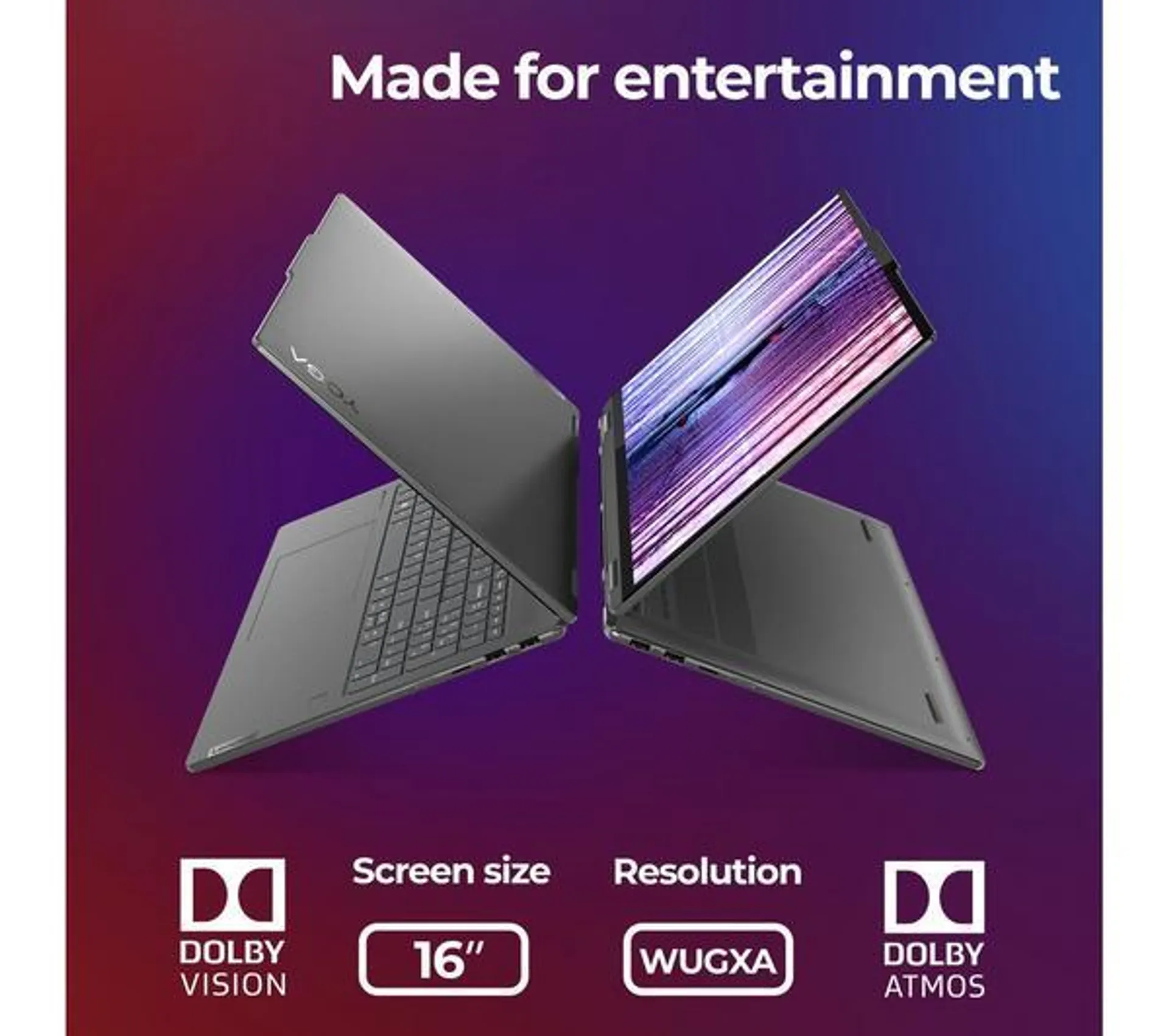 LENOVO Yoga 7i 16" 2 in 1 Laptop - Intel® Core™ i5, 512 GB SSD, Grey