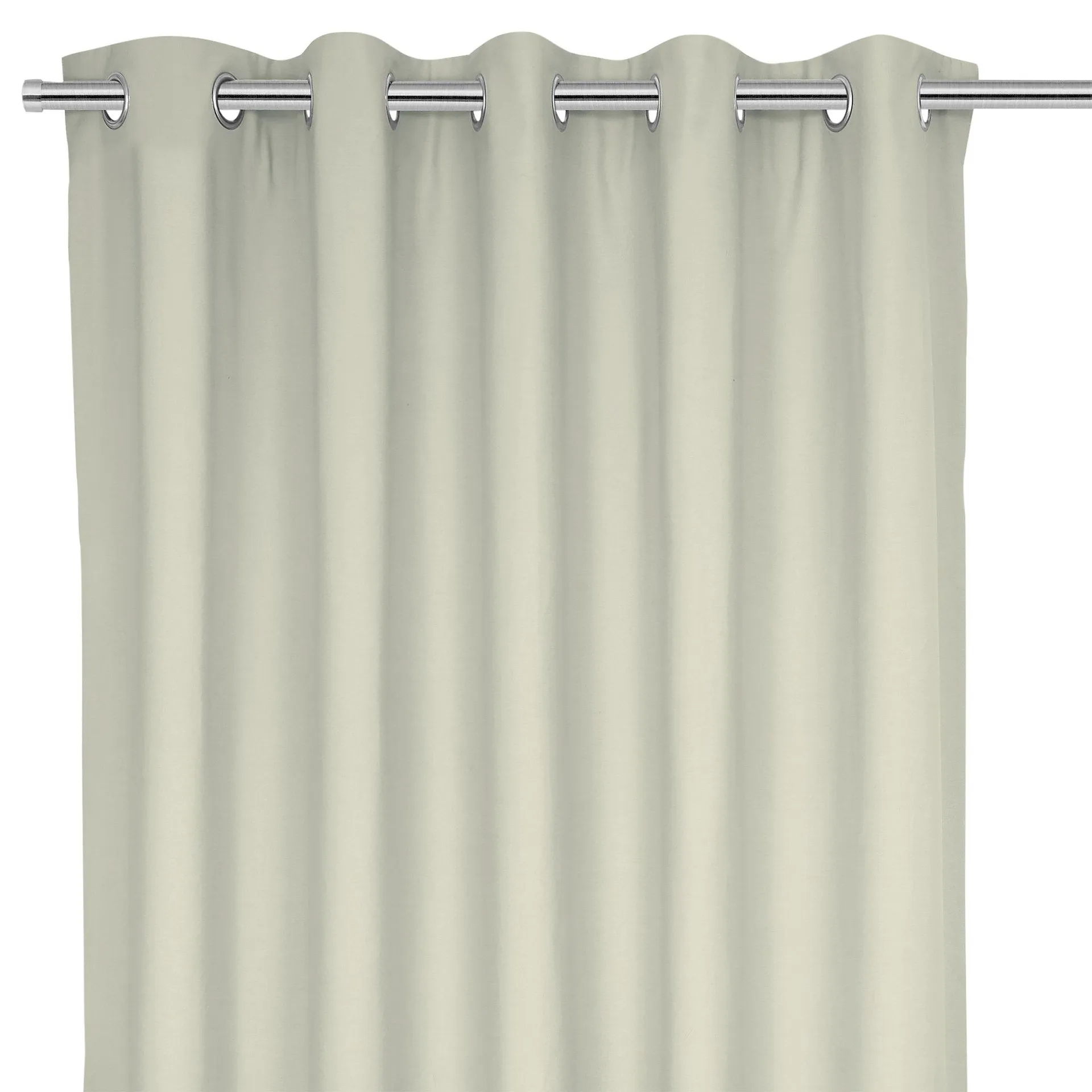 Hiva Beige Solid dyed Lined Eyelet Curtain (W)167cm (L)228cm, Pair