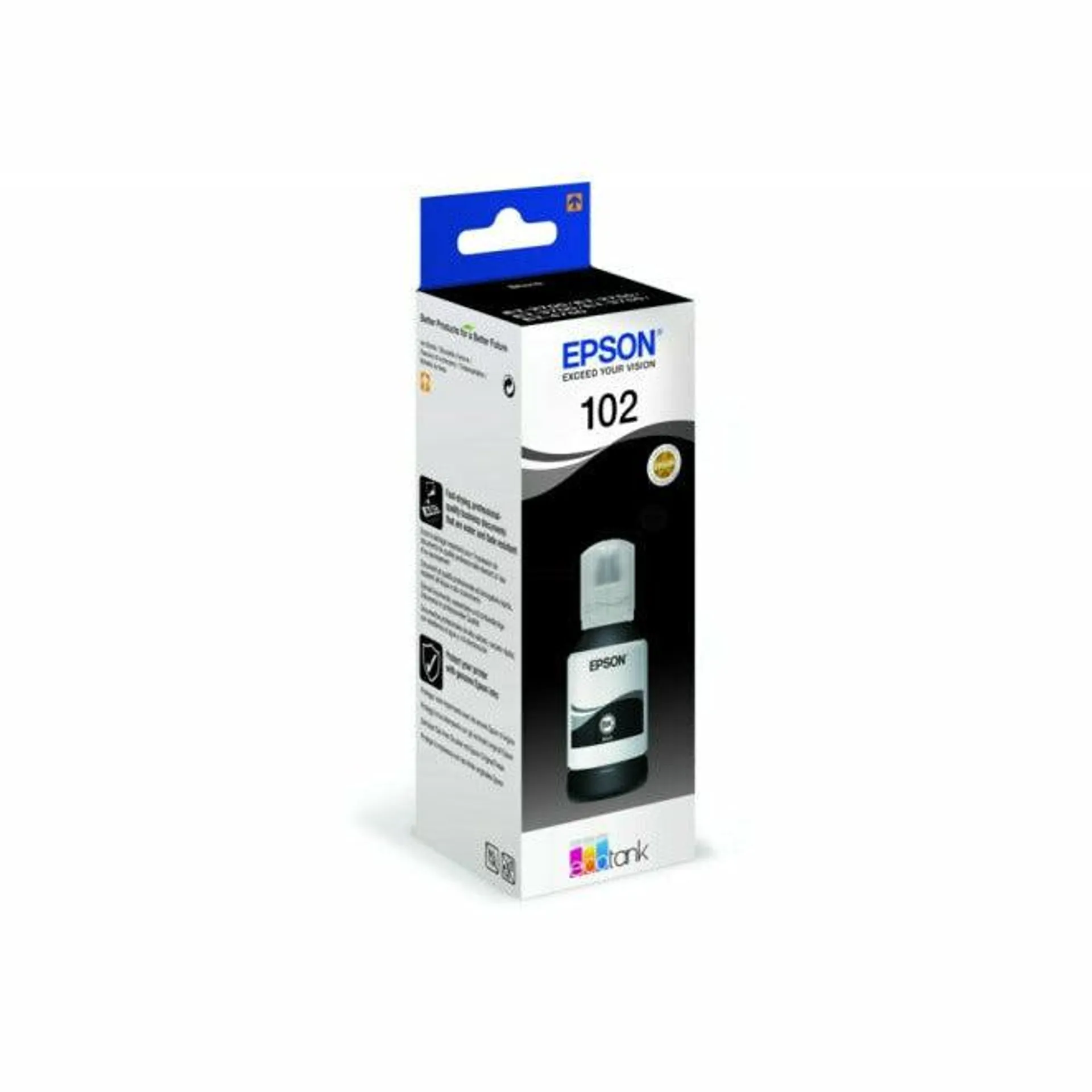 Epson 102 127ml Original Ink Bottle - Black | SEPS1315