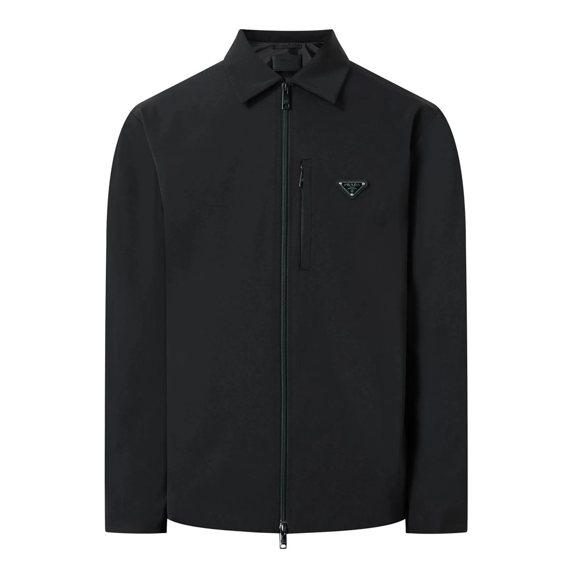 Logo Zip-Through Overshirt