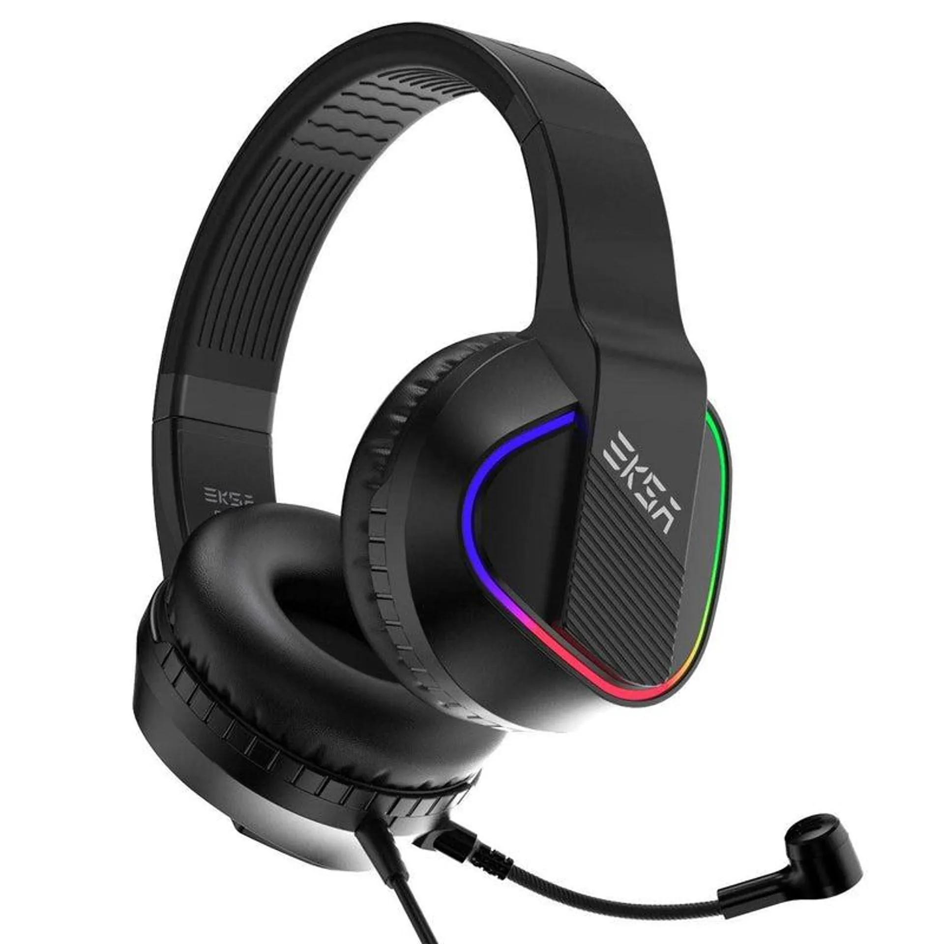EKSA E400 Stereo Surround Sound Over-Ear Wired Gaming Headset - Black | EKSA-E400