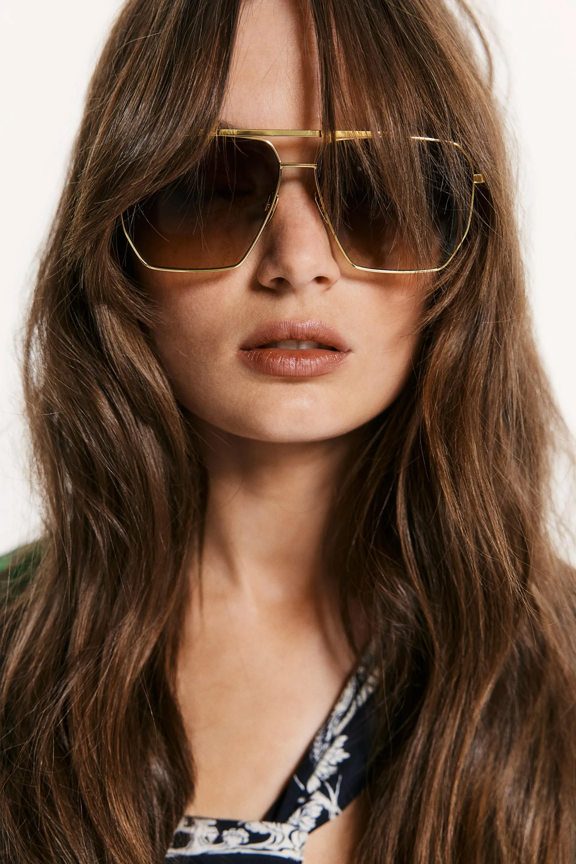 Aviator-style sunglasses