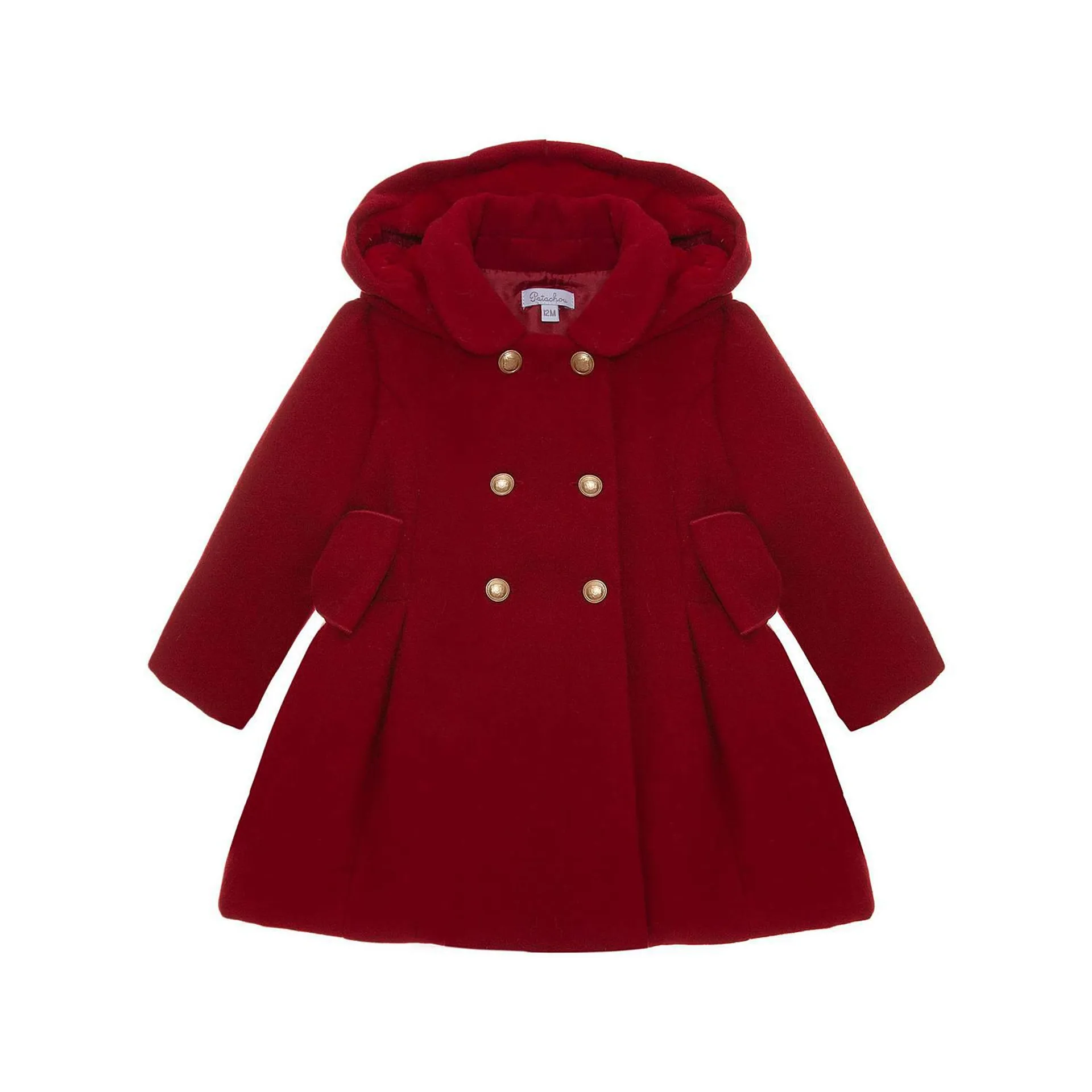 Double-Breasted Hooded Coat