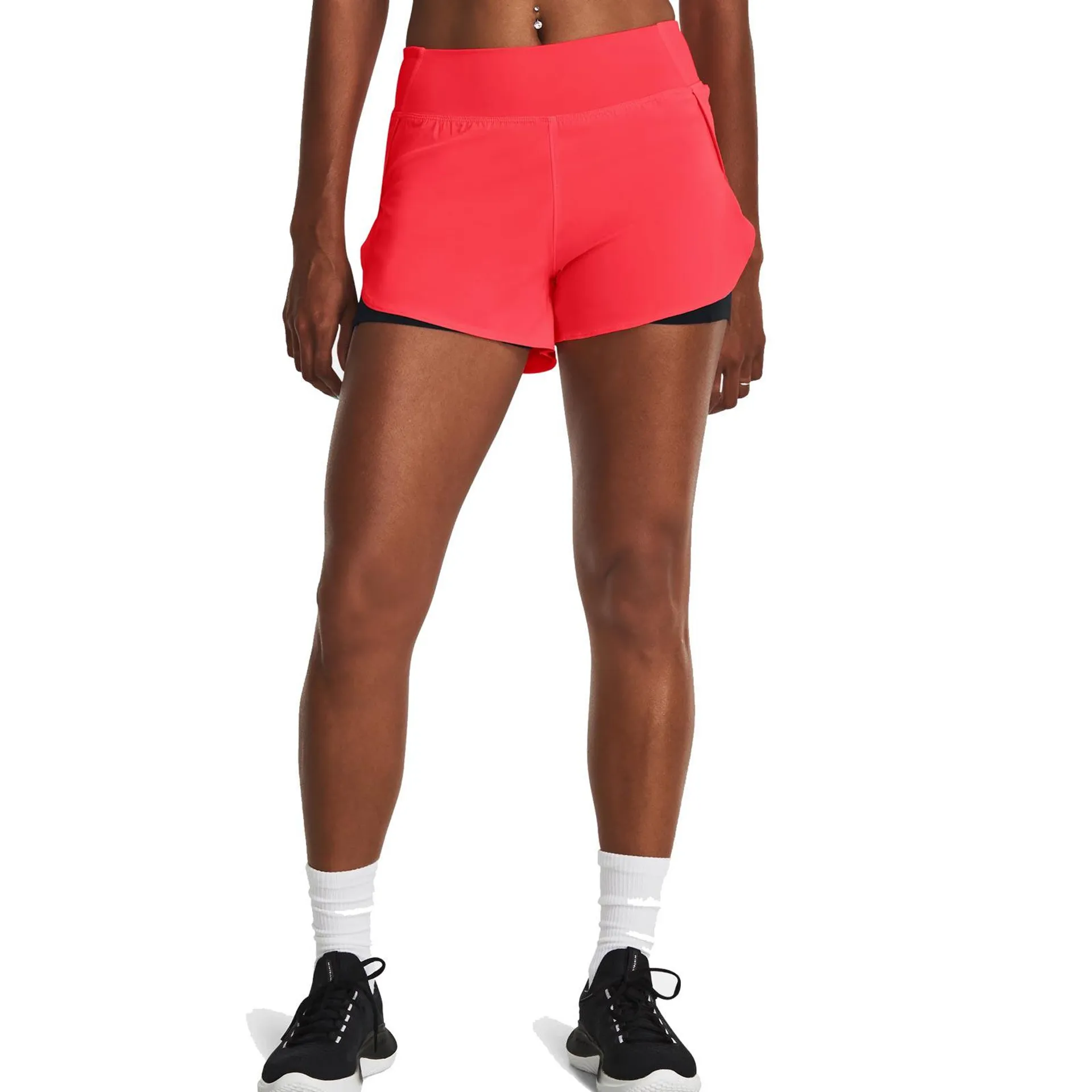UNDER ARMOUR FLEX WOVEN WOMENS 2-IN-1 SHORTS