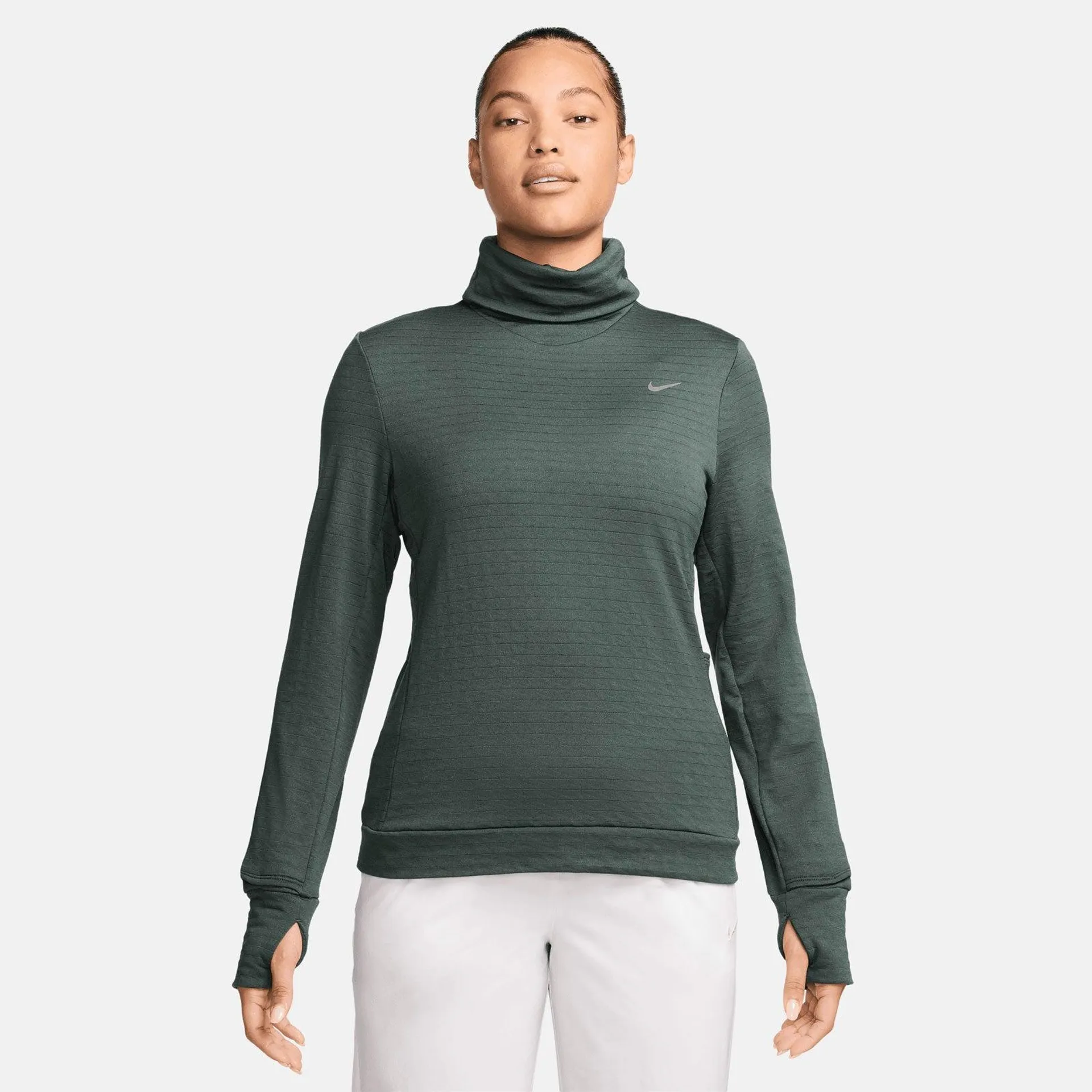 Nike Therma-FIT Swift Womens Turtleneck Running Top