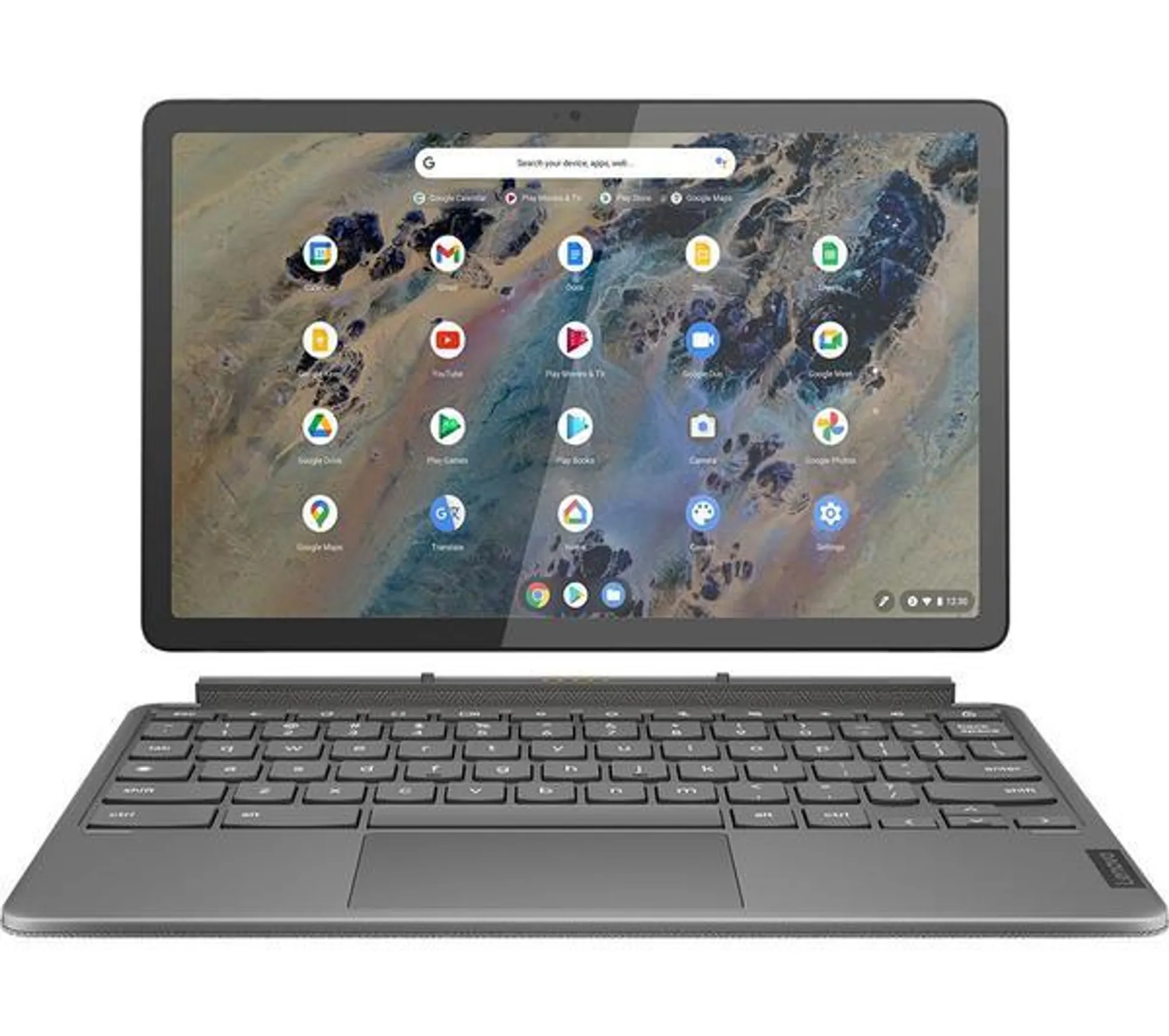 LENOVO IdeaPad Duet 3 10.95" 2 in 1 Chromebook - Snapdragon 7c Gen 2, 128 GB eMMC, Grey