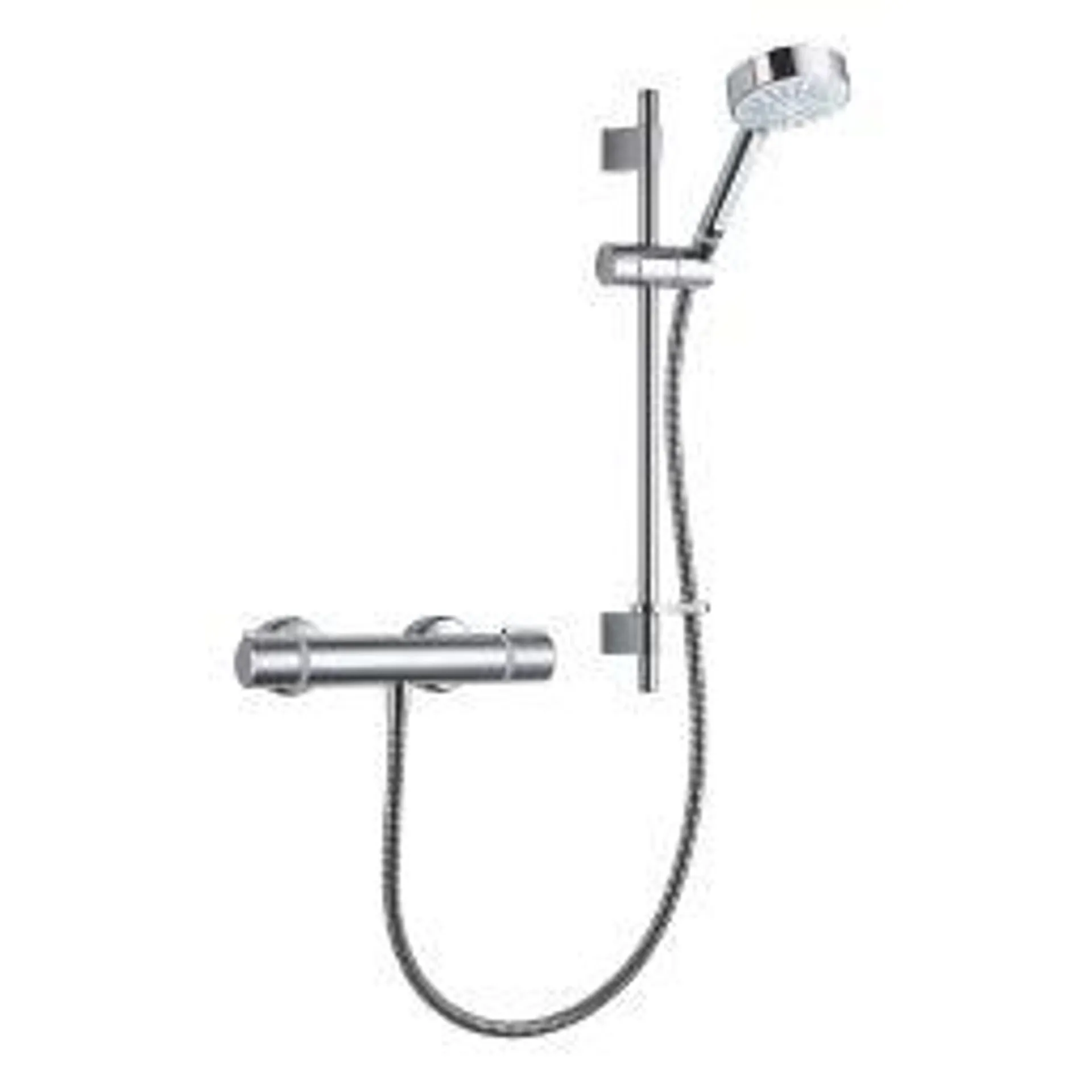 Mira Atom EV Rear-Fed Exposed Chrome Thermostatic Mixer Shower