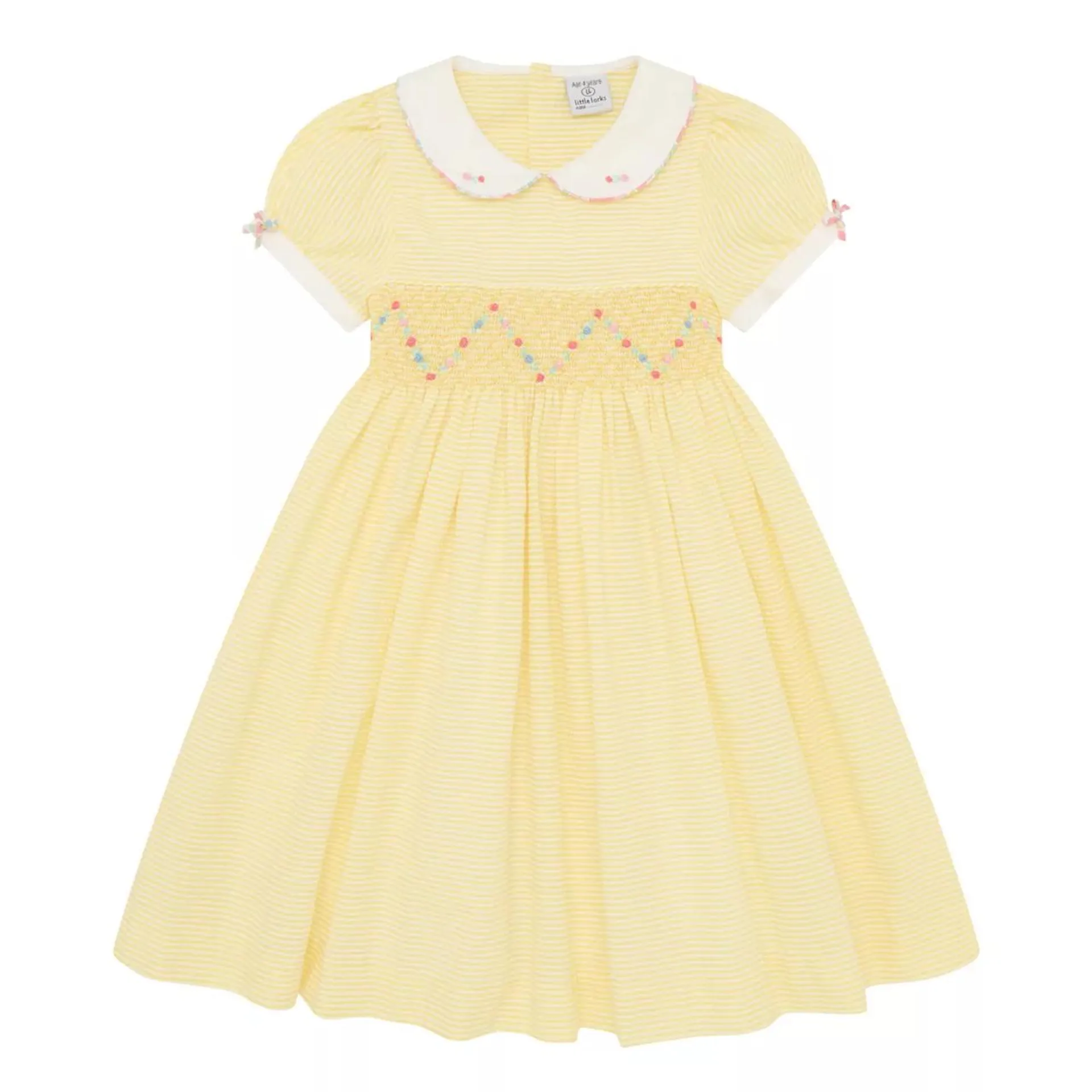 New in LITTLE LARKS Melissa Embroidered Dress €90.00