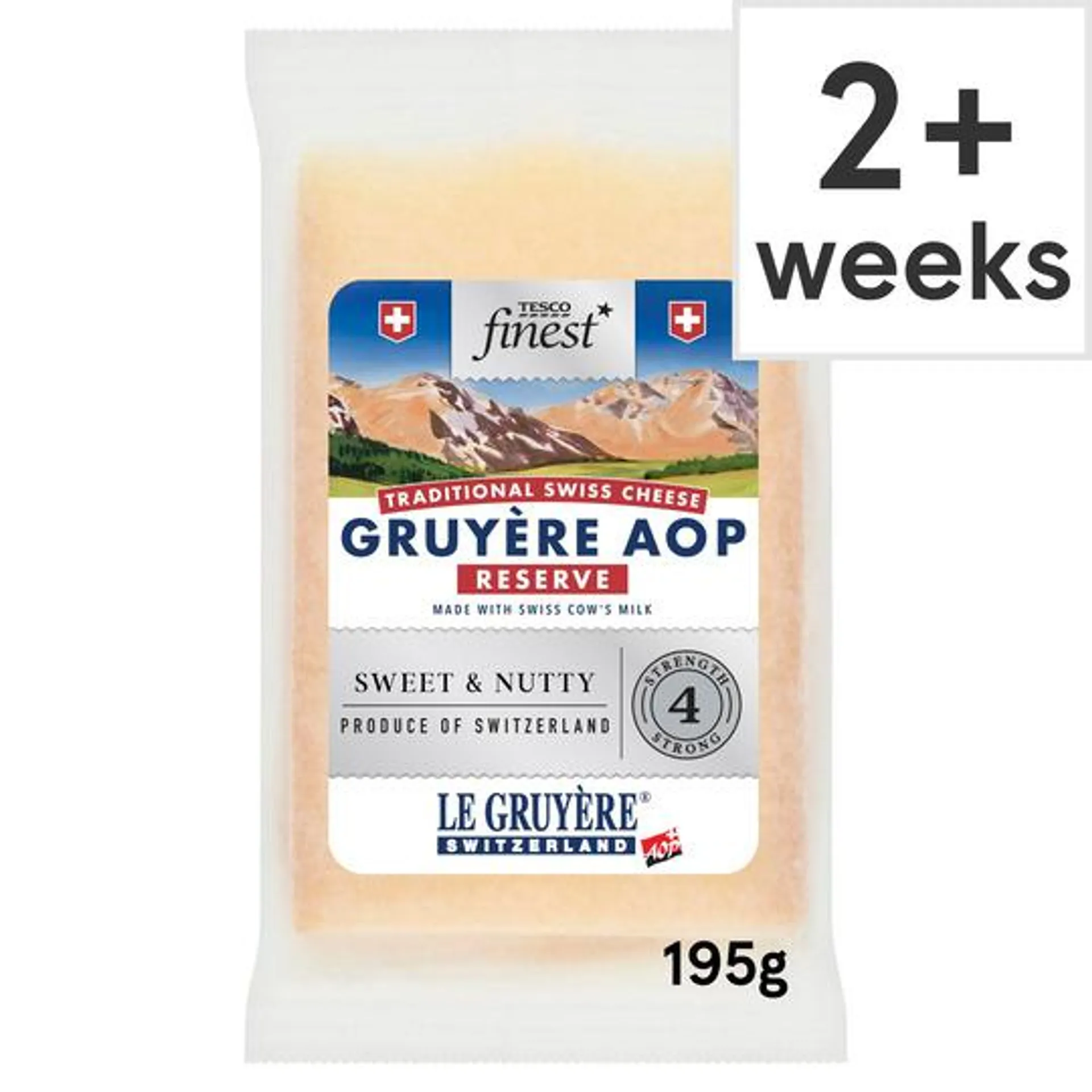 Tesco Finest Reserve Swiss Gruyere 195G