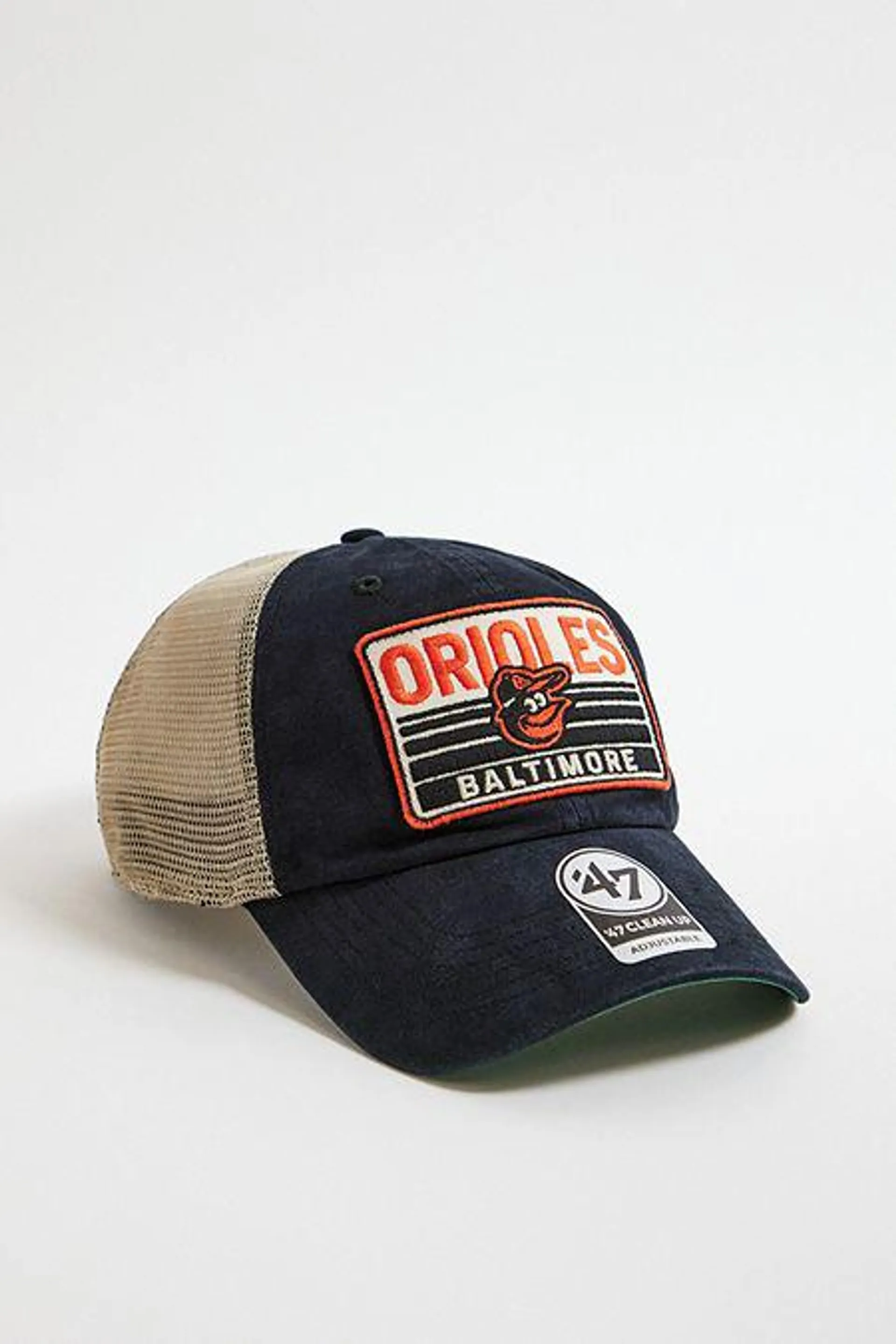 '47 Brand Black Orioles Trucker Cap