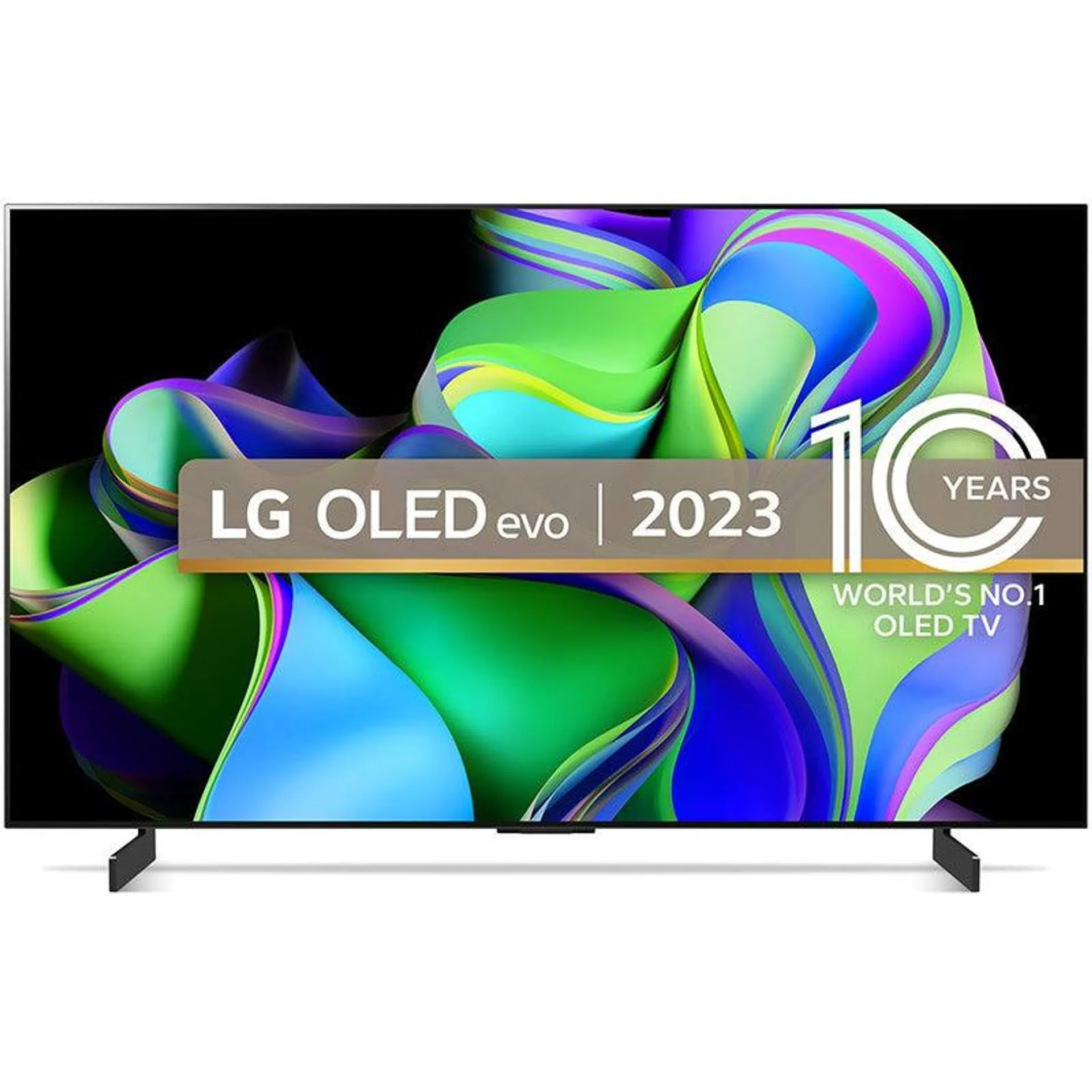 LG evo C3 42" 4K OLED Smart TV - Black | OLED42C34LA.AEK