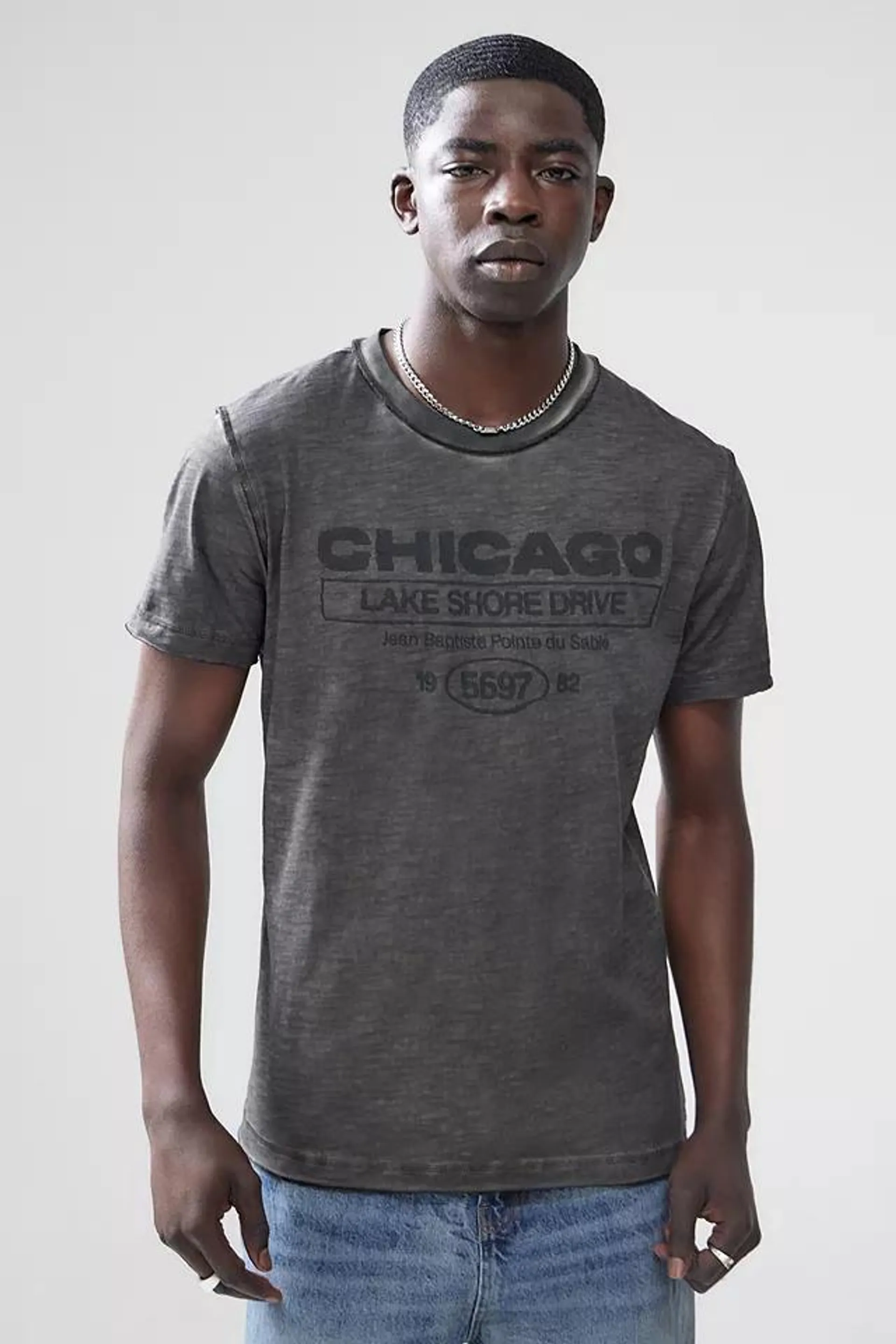 UO Chicago Washed T-Shirt