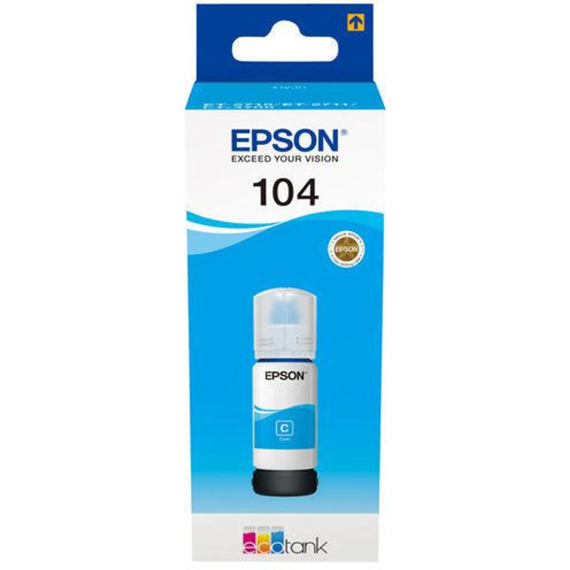 Epson C13 T00P240 (104) Cyan Ink Tank | SEPS1431