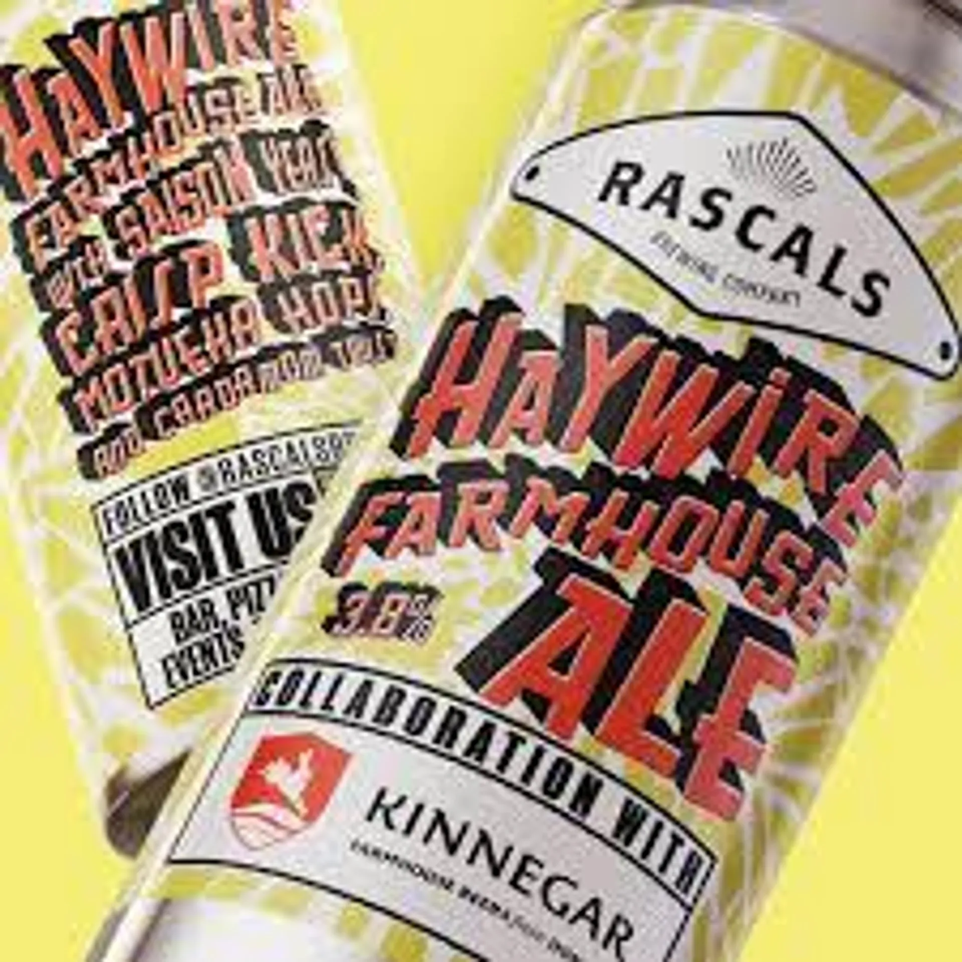 Rascals Haywire Farmhouse Ale 44cl Can