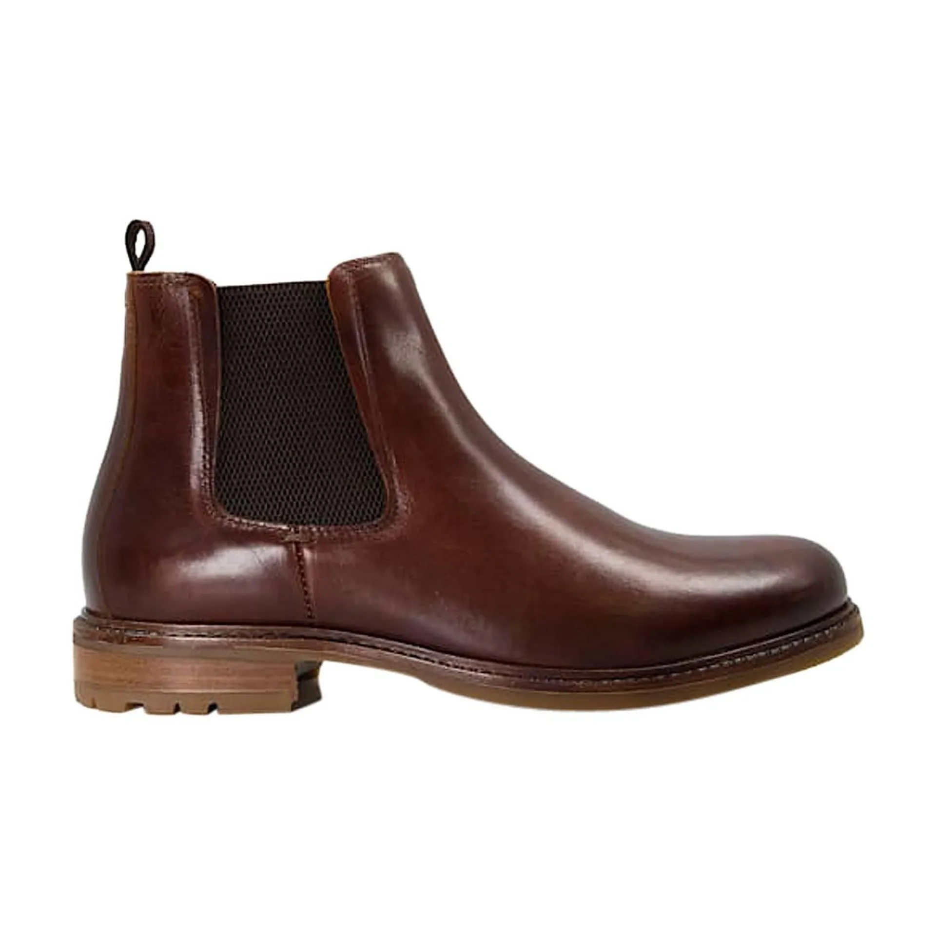 Candied Leather Chelsea Boots