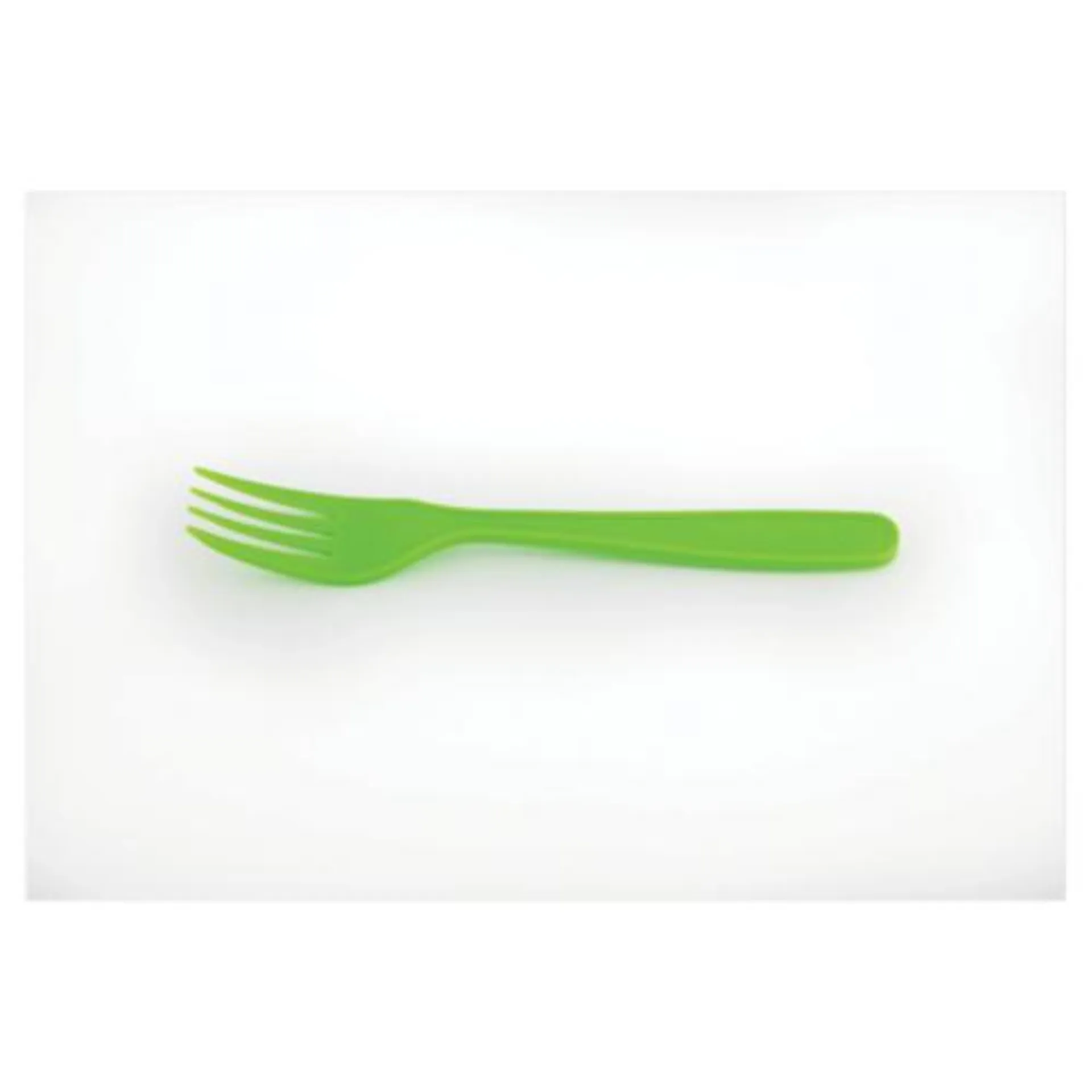 Leaf Green Degradable Plastic Fork