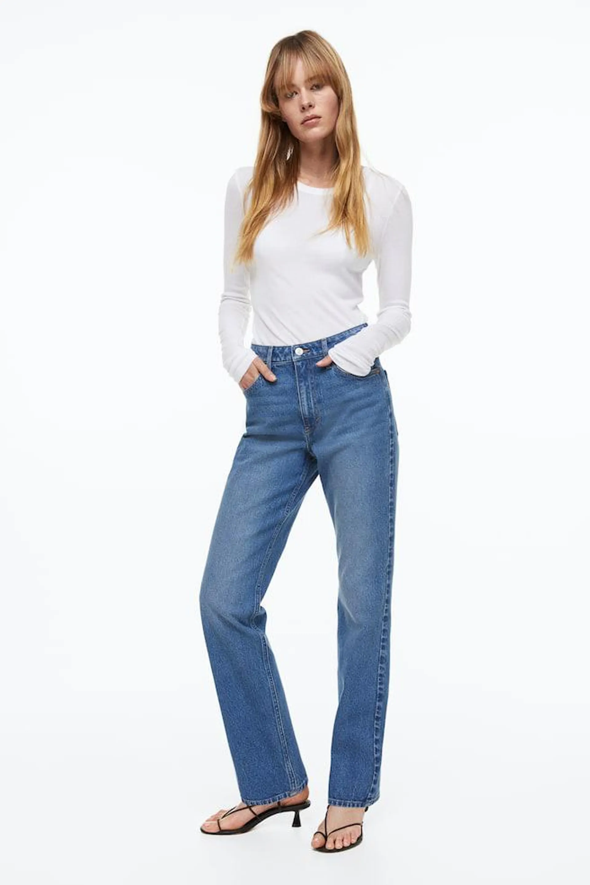 Vintage Straight High Jeans