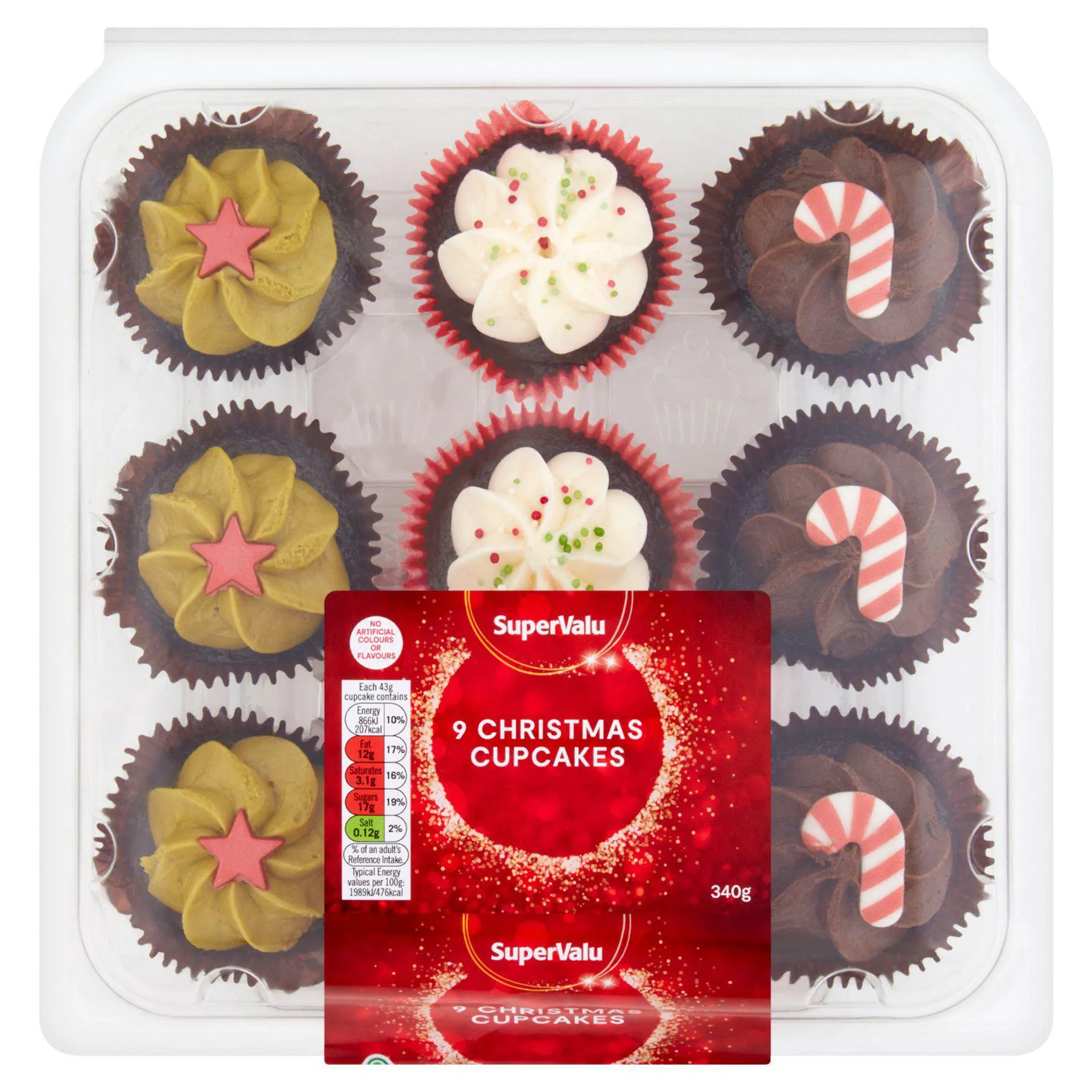 SuperValu Christmas Cupcakes
