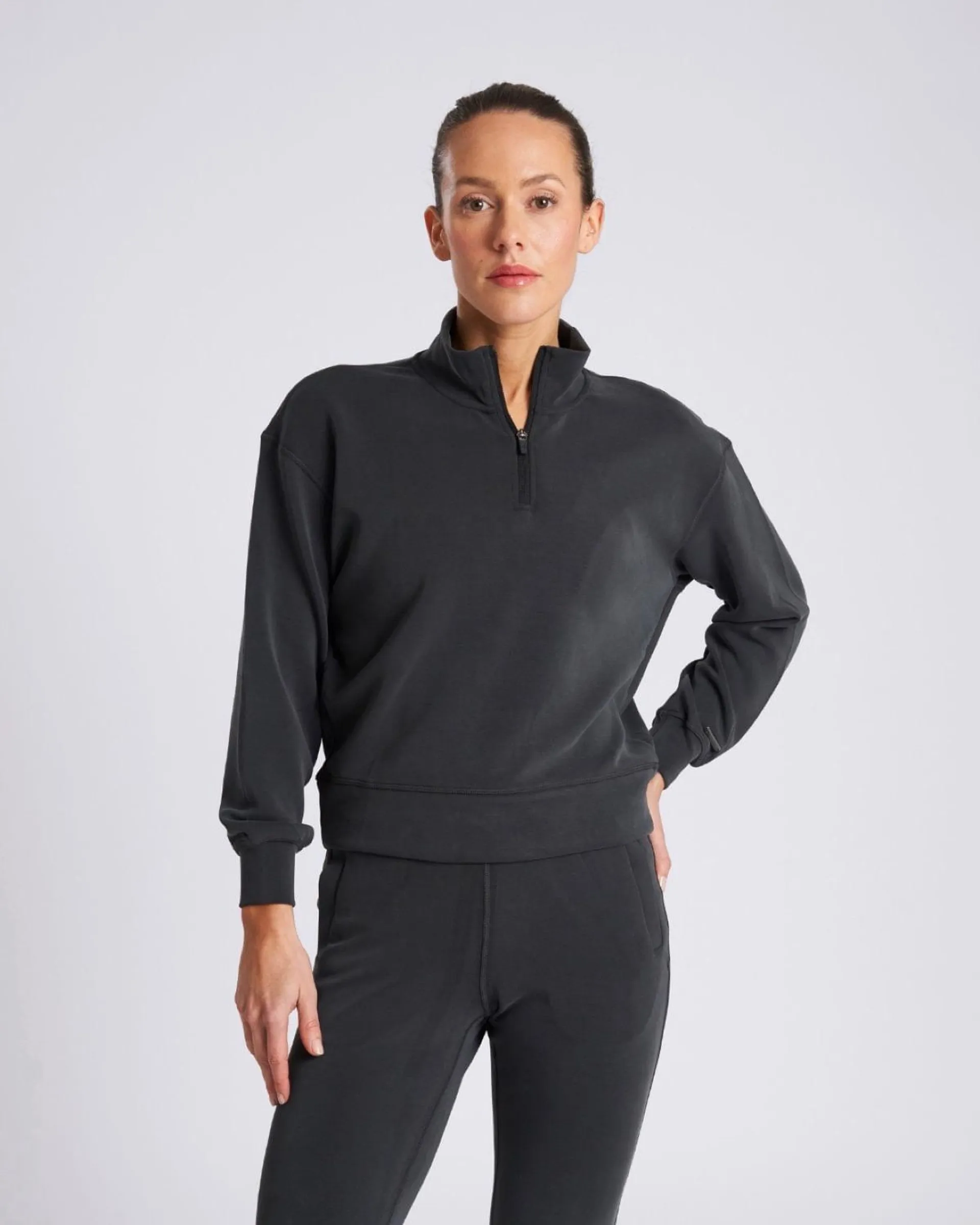 Powercut The Studio Ultra Soft Quarter Zip Sweatshirt