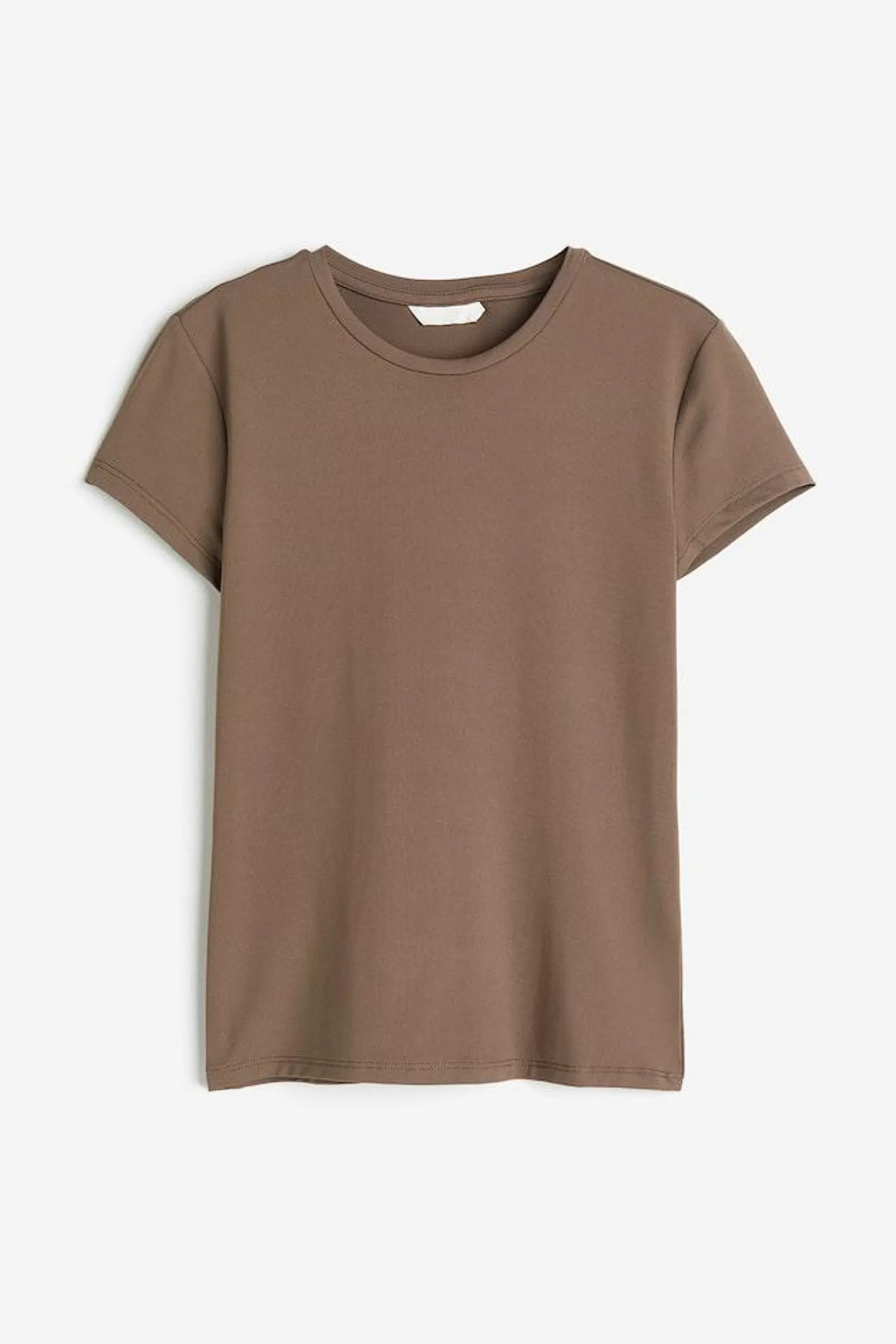 Fitted microfibre T-shirt