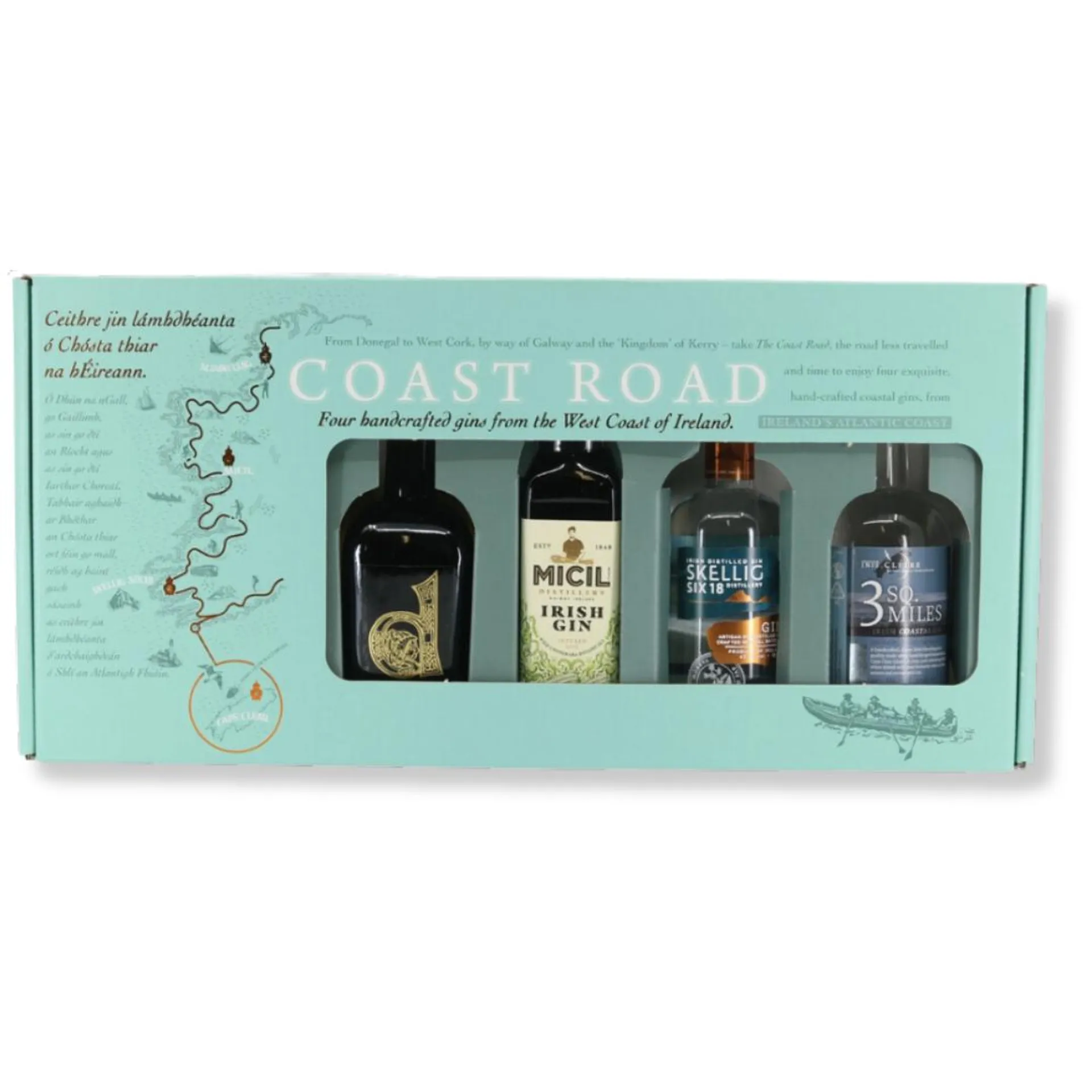 Coast Road Gin Miniature Gift Pack 4X 100ml Bottles