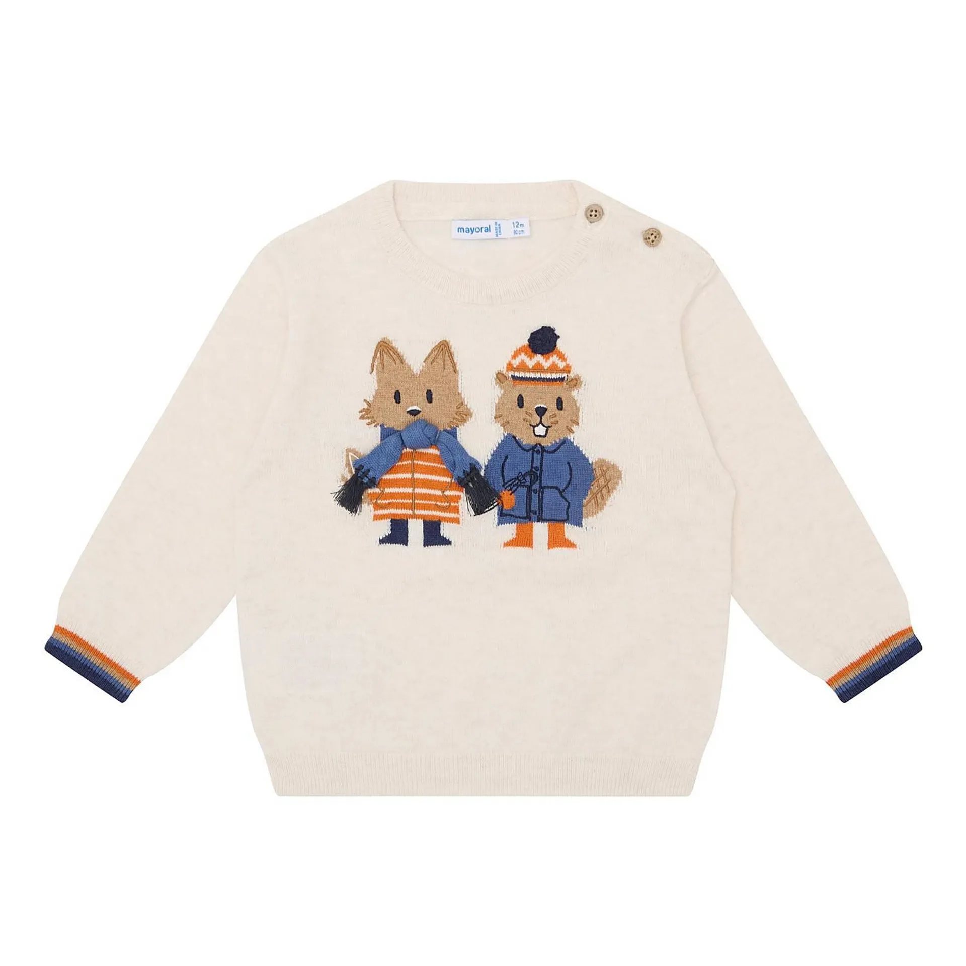 Beaver Wool-Blend Knitted Sweater