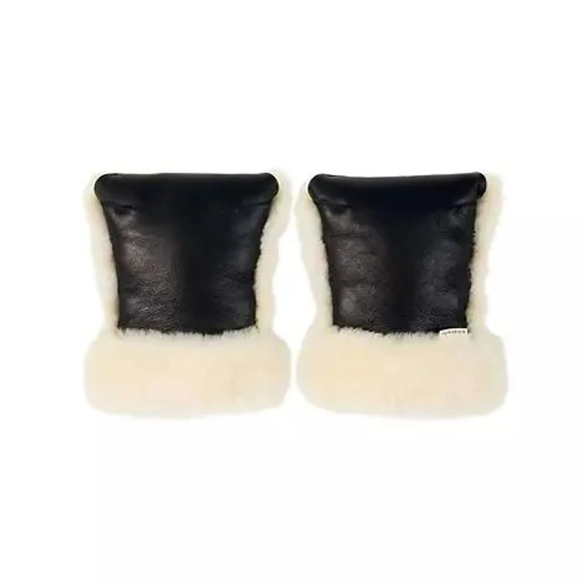 Coated Buggy Mittens Noir & Milk