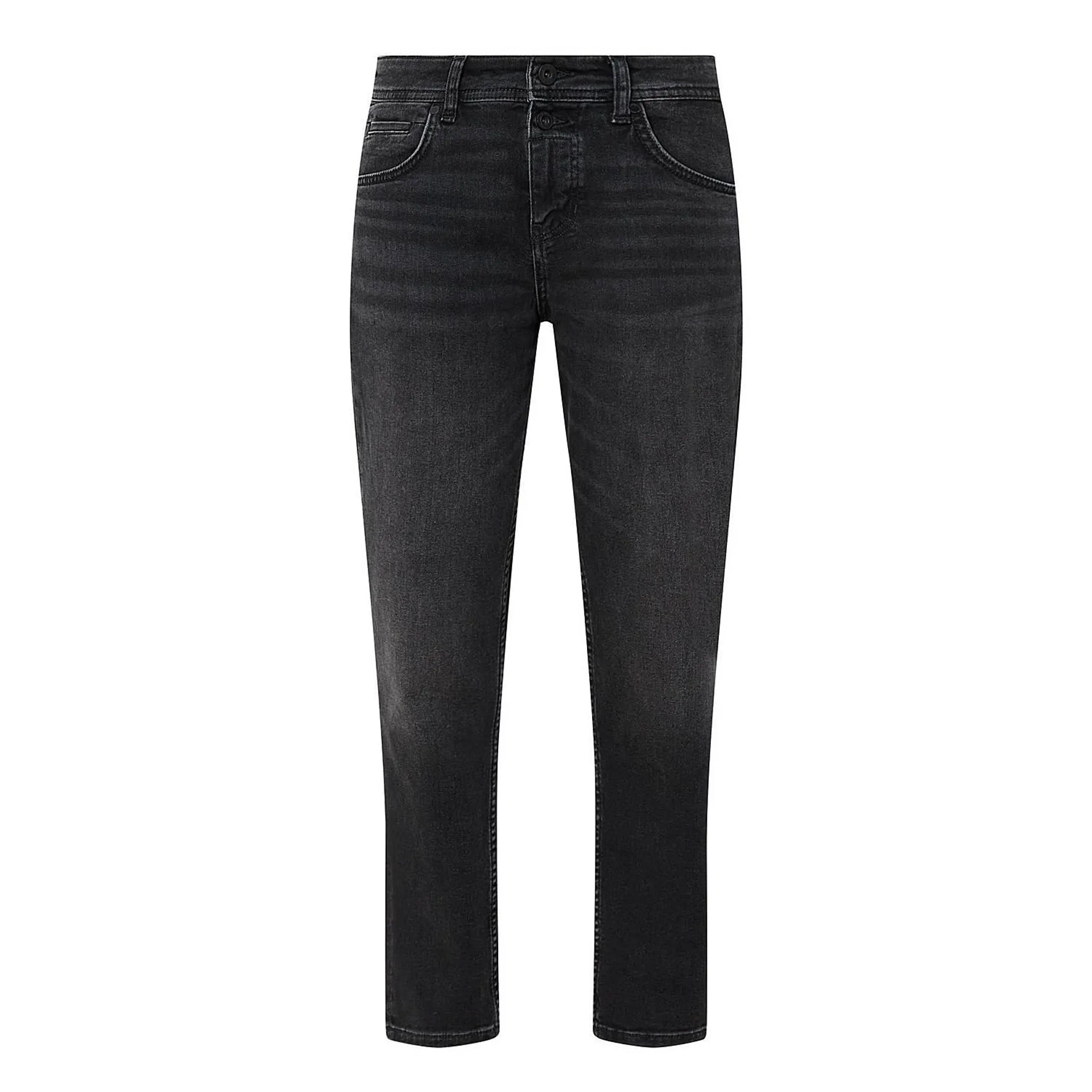 Mid Rise Boyfriend Fit Cropped Jeans