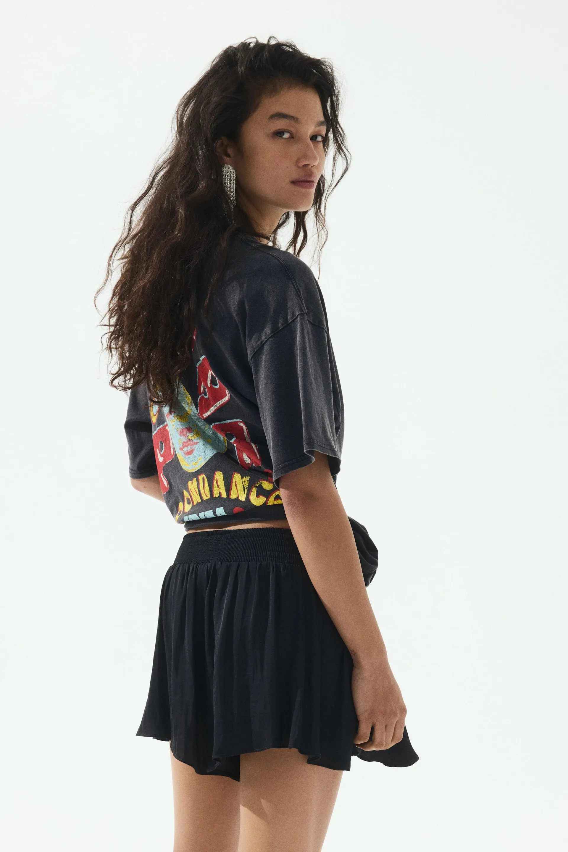 Airy drawstring shorts