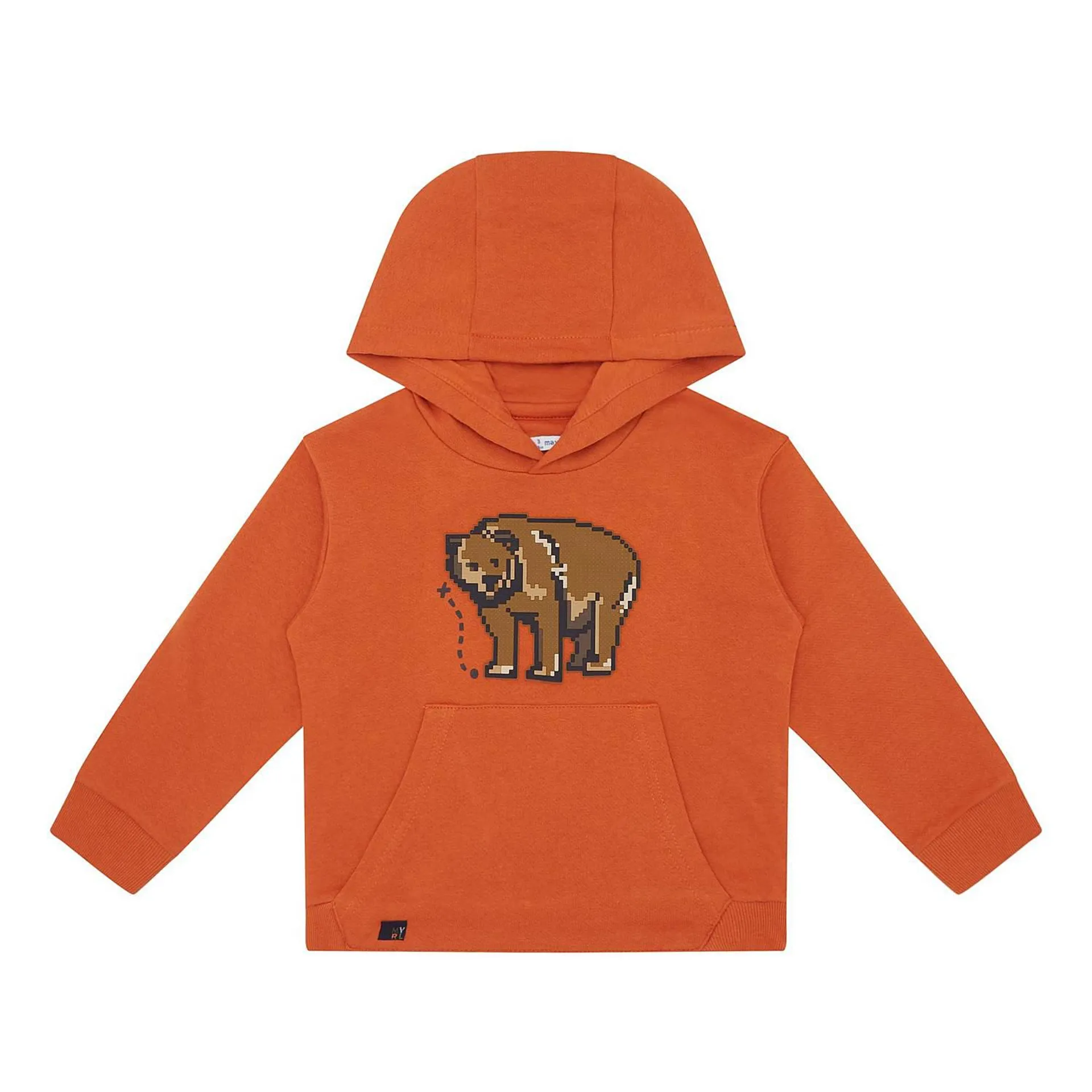 Bear Print Hoodie