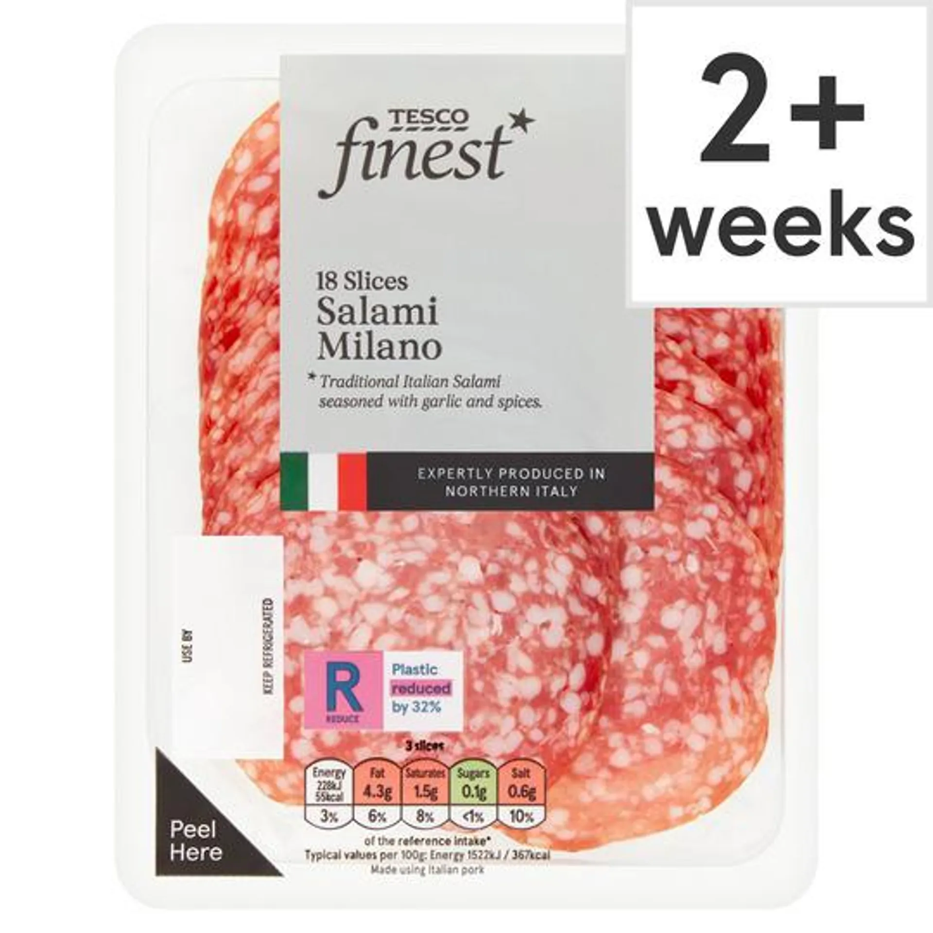 Tesco Finest Salami Milano 90G