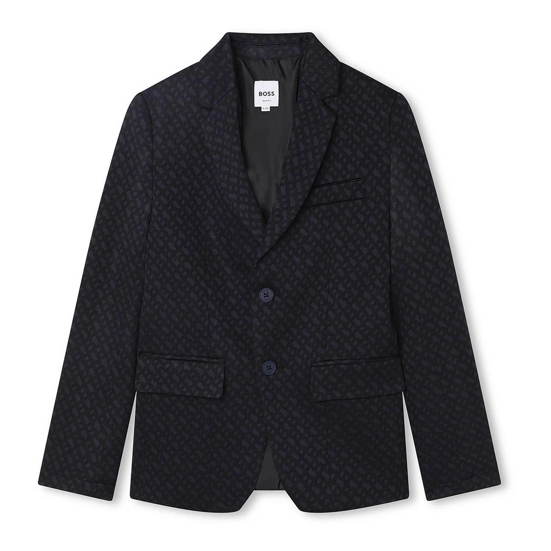 Printed Single-Breasted Blazer