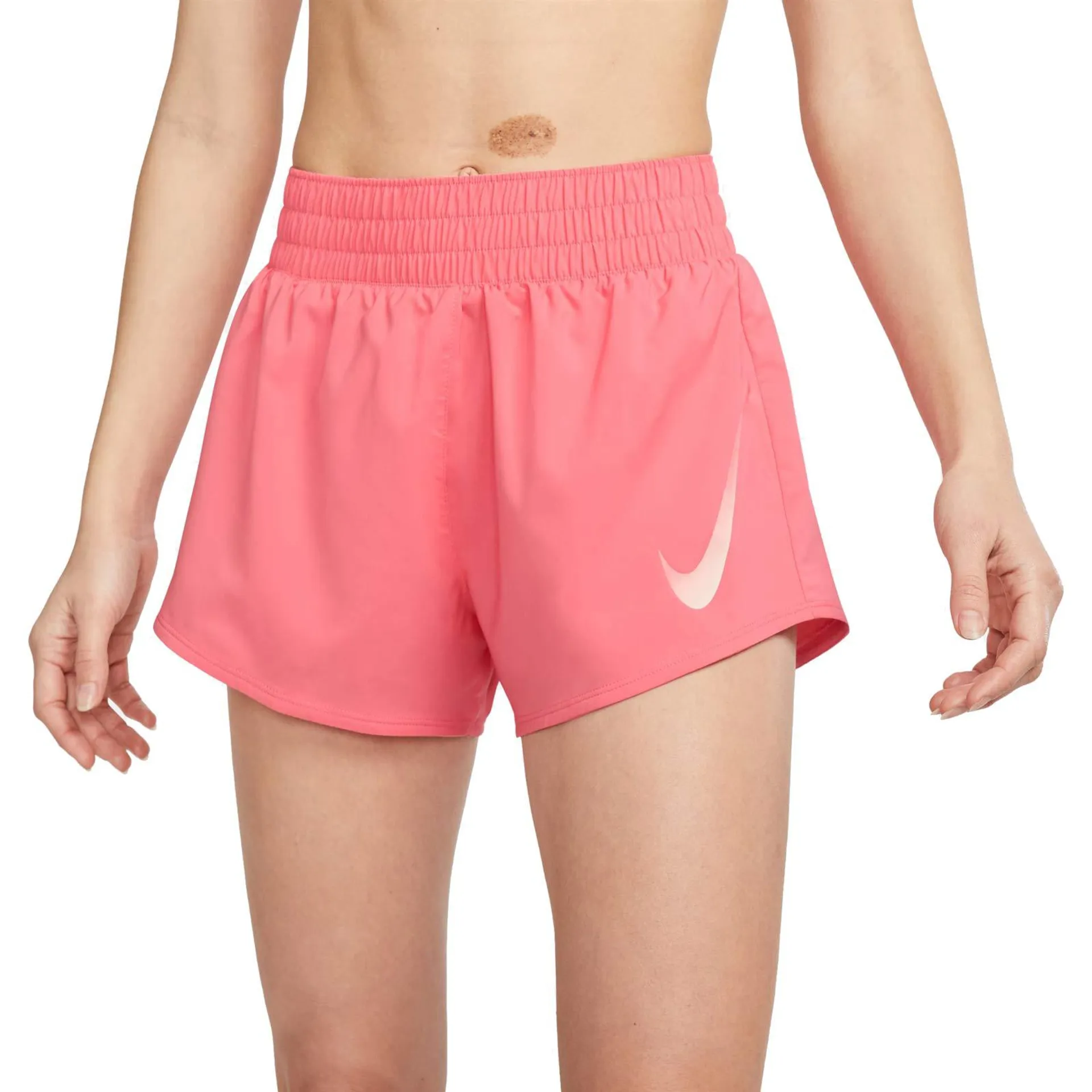 NIKE WMNS SWOOSH SHORT VENEER SHORT PINK, PINK