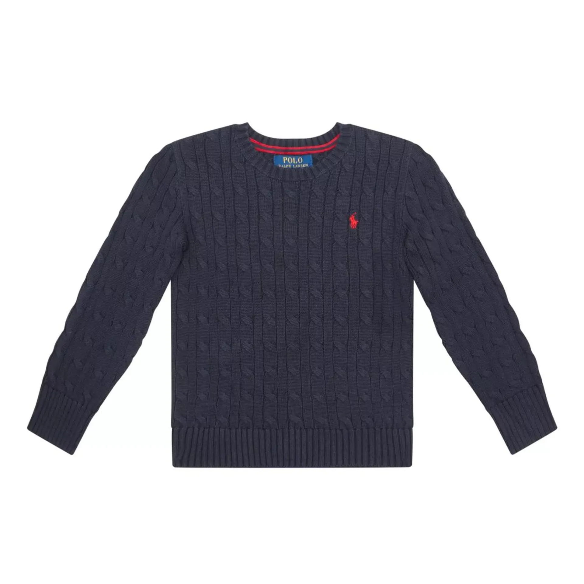 New in POLO RALPH LAUREN Polo Player Logo Cable Knit Sweater 3-6 Years €109.00