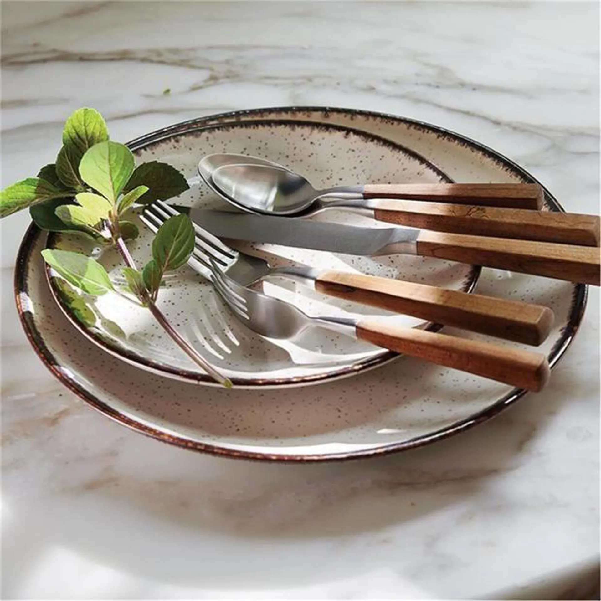 Blue Pheasant Pheasant Micah Cutlery Set - 5 Piece - Maple/Silver