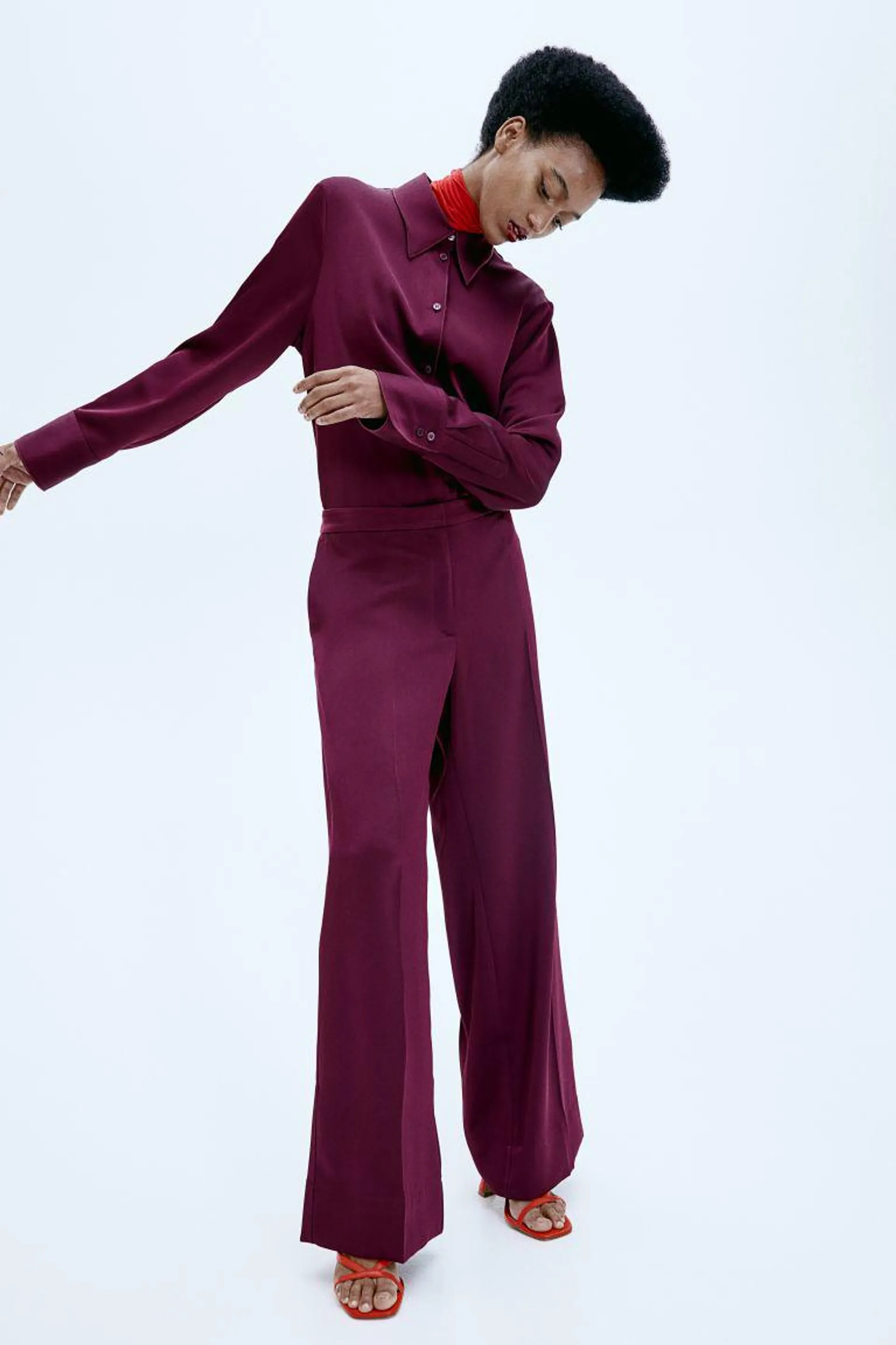 Satin shirt