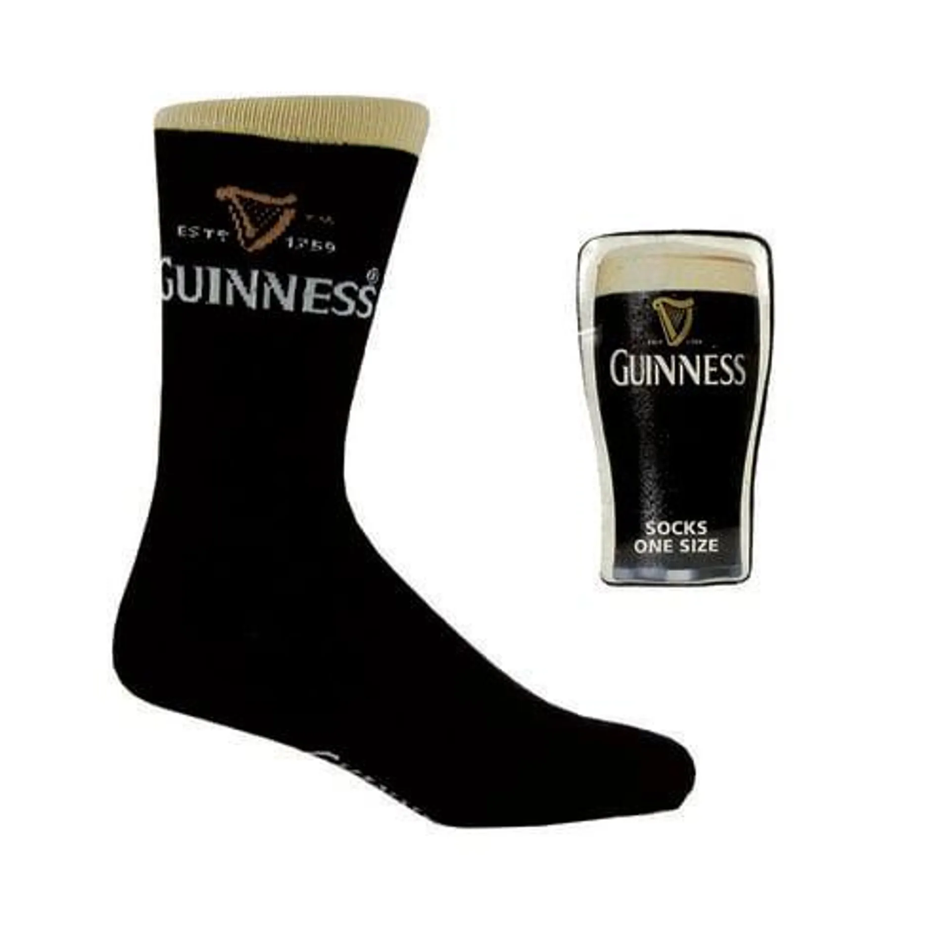 Guinness Pint Compressed Sock