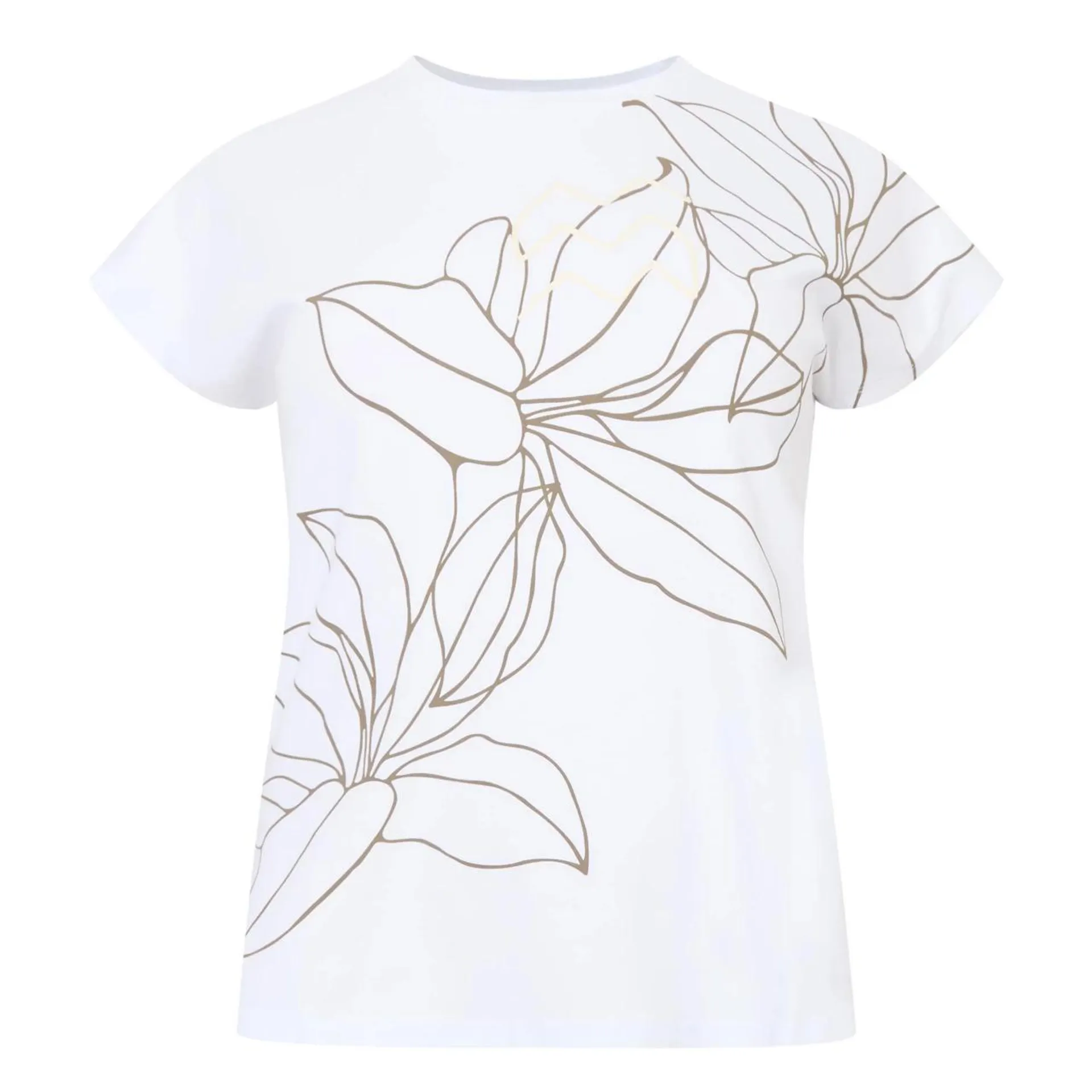 New in PERSONA BY MARINA RINALDI Floral Sketch T-Shirt €115.00