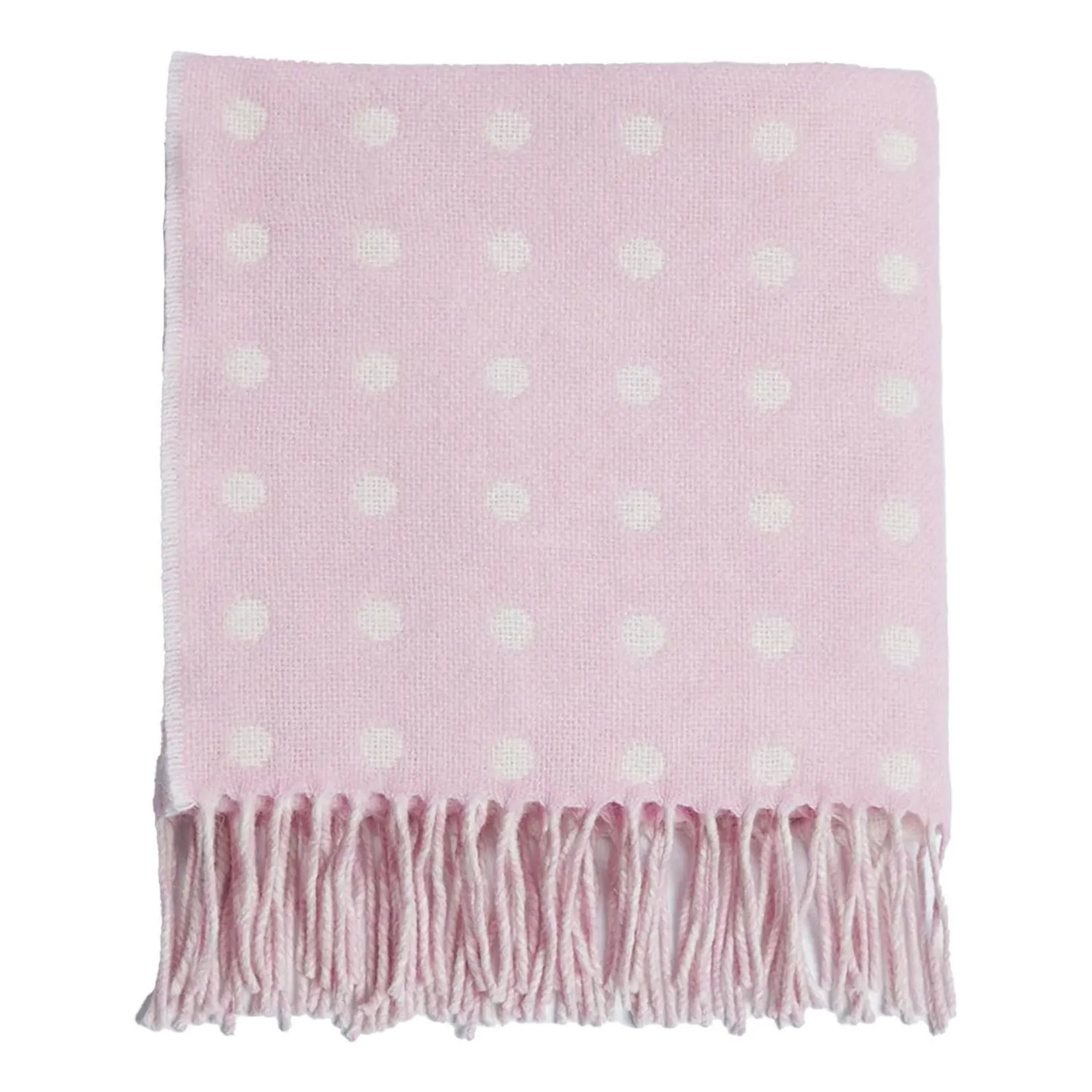 Spotted Baby Blanket Pink