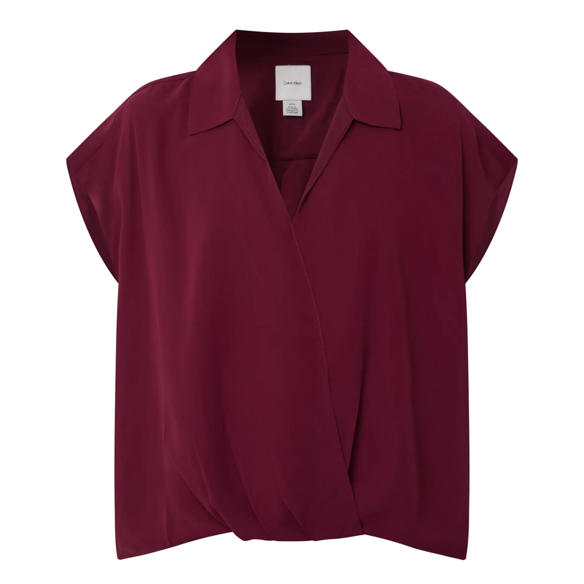 Wrap Draped Blouse
