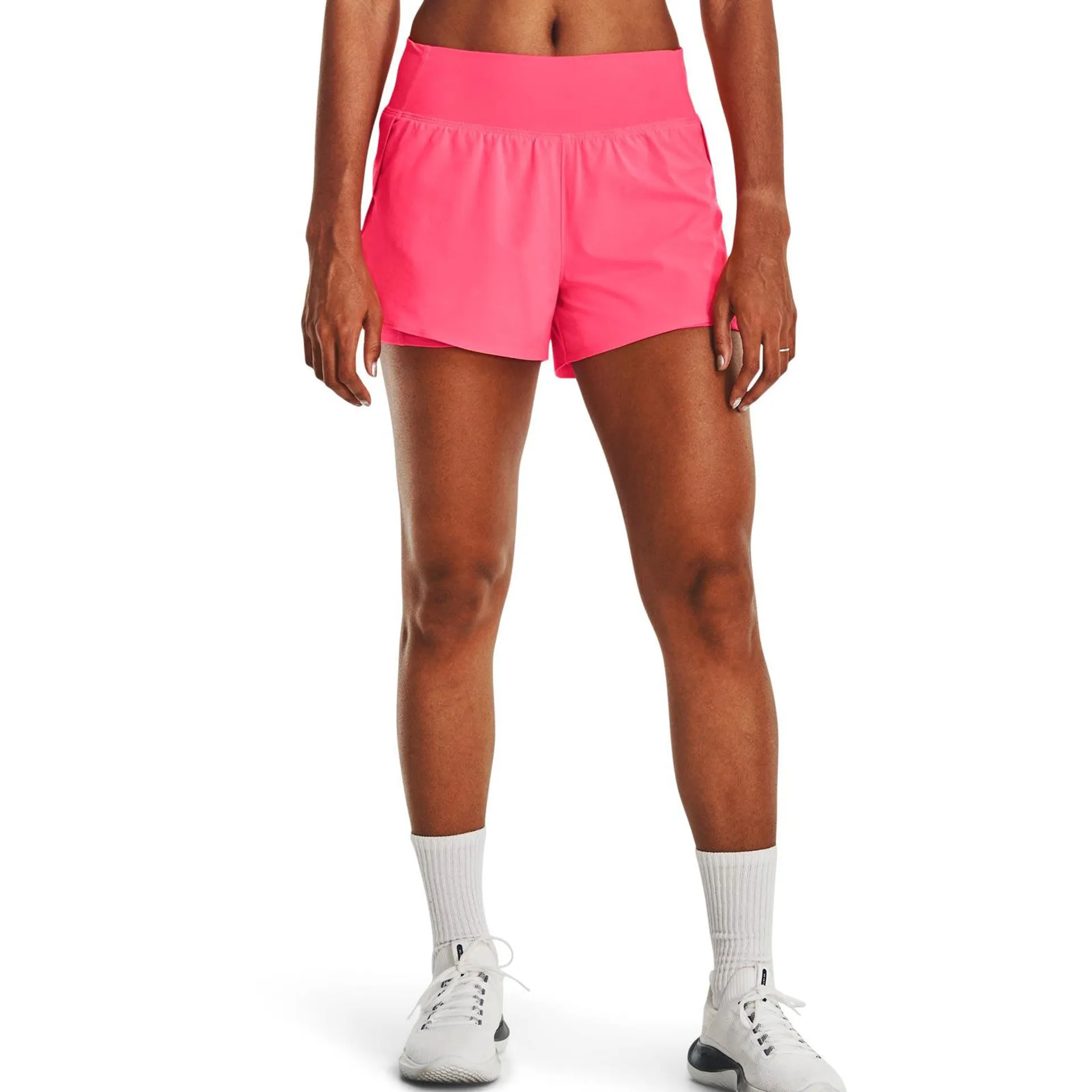 UNDER ARMOUR FLEX WOMENS WOVEN 2-IN-1 SHORTS