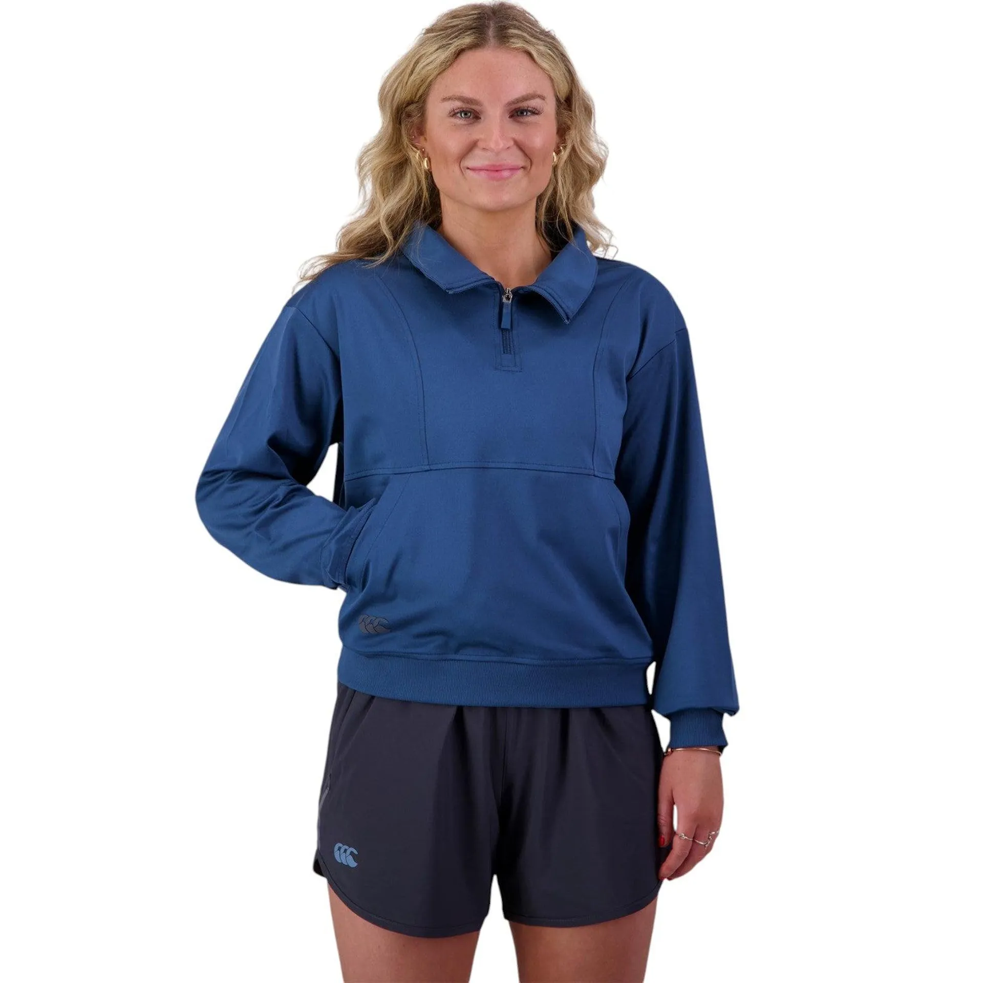 Canterbury Tempo Womens Half-Zip Training Sweat Top