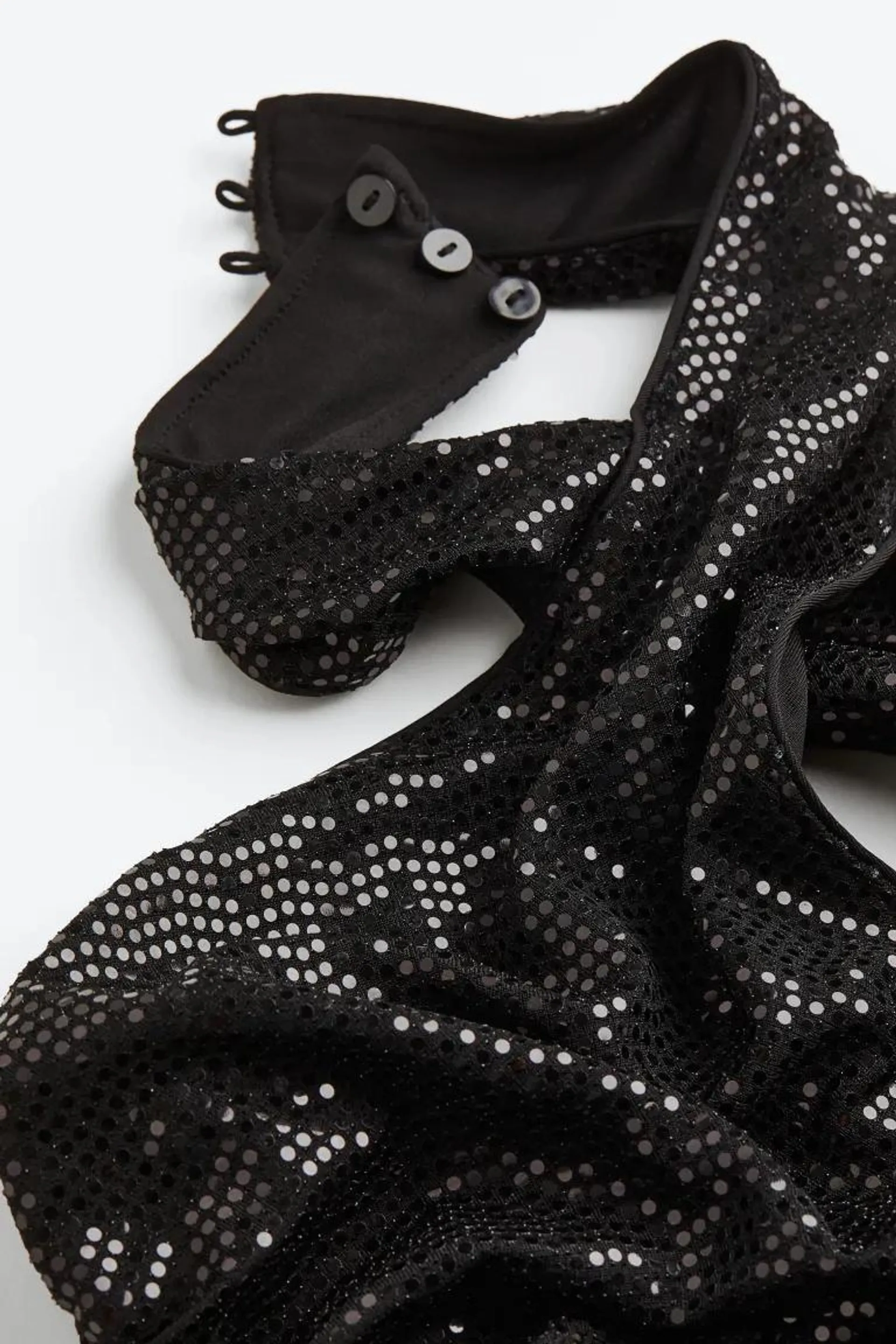 Glittery halterneck jumpsuit