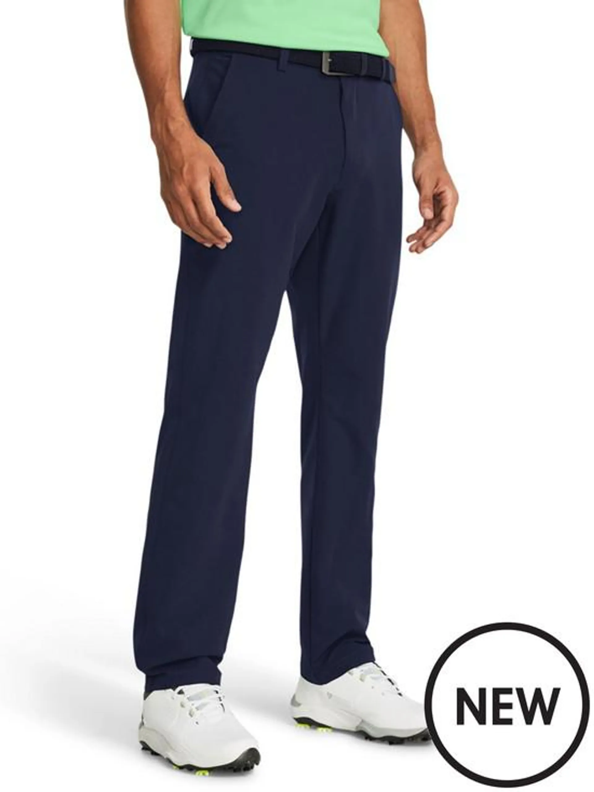 Mens Golf Tech Tapered Trousers - Navy
