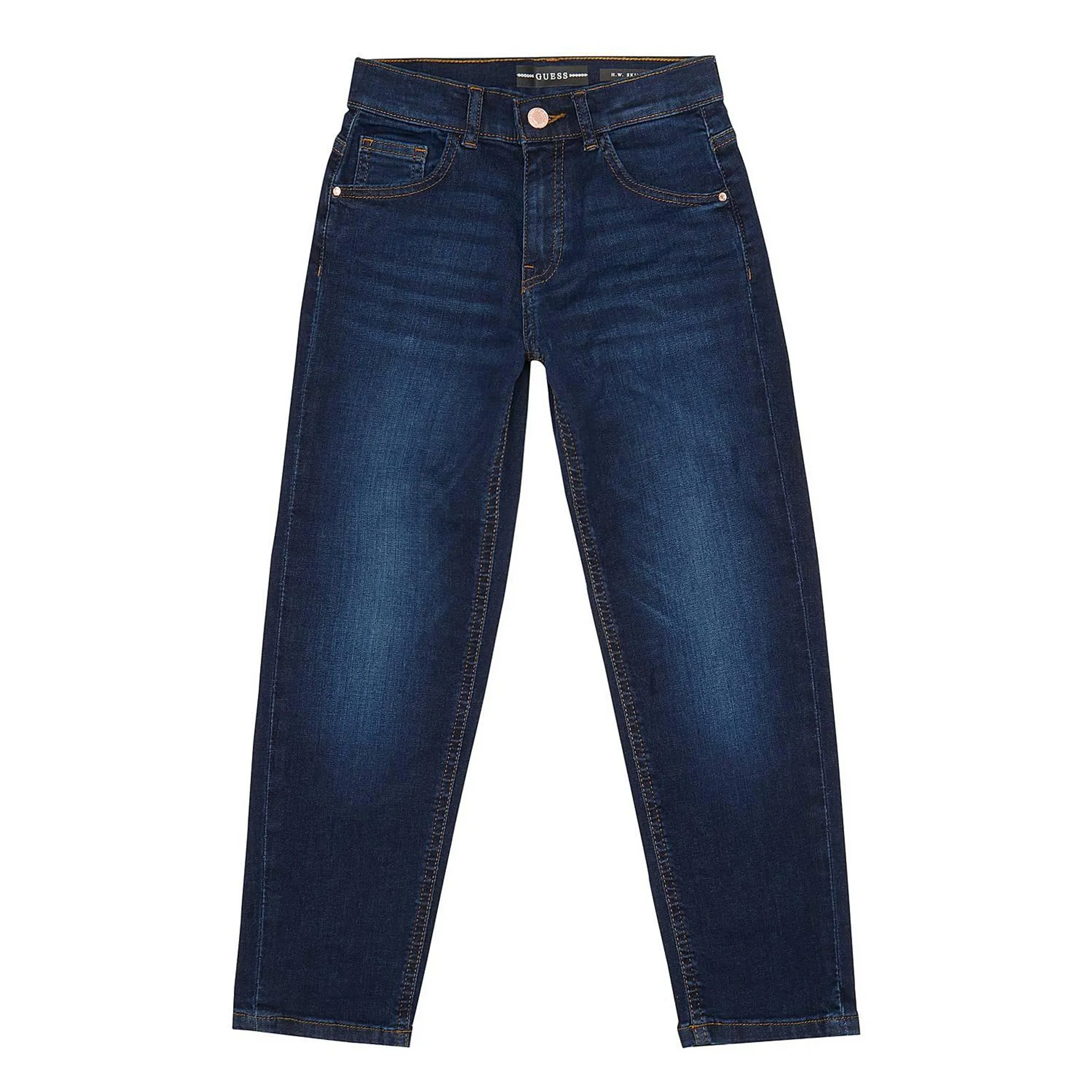 Mid-Rise Straight Leg Jeans