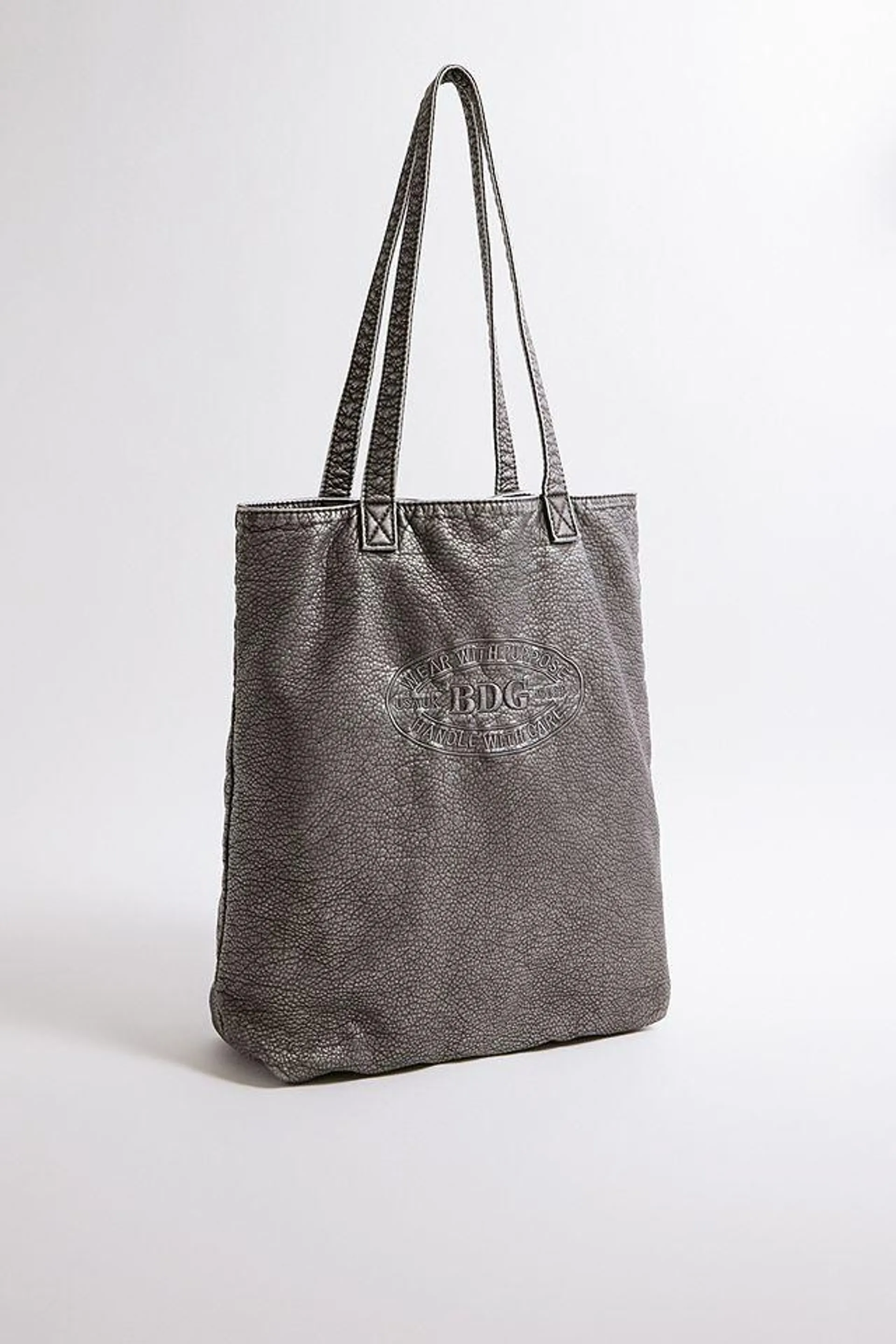 BDG Washed Faux Leather Tote Bag