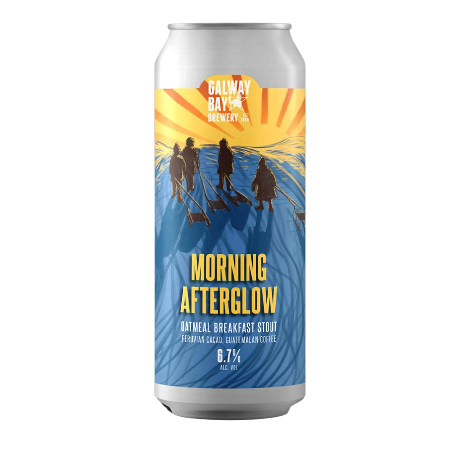 Galway Bay- Morning Afterglow Oatmeal Stout 6.7% ABV 440ml Can