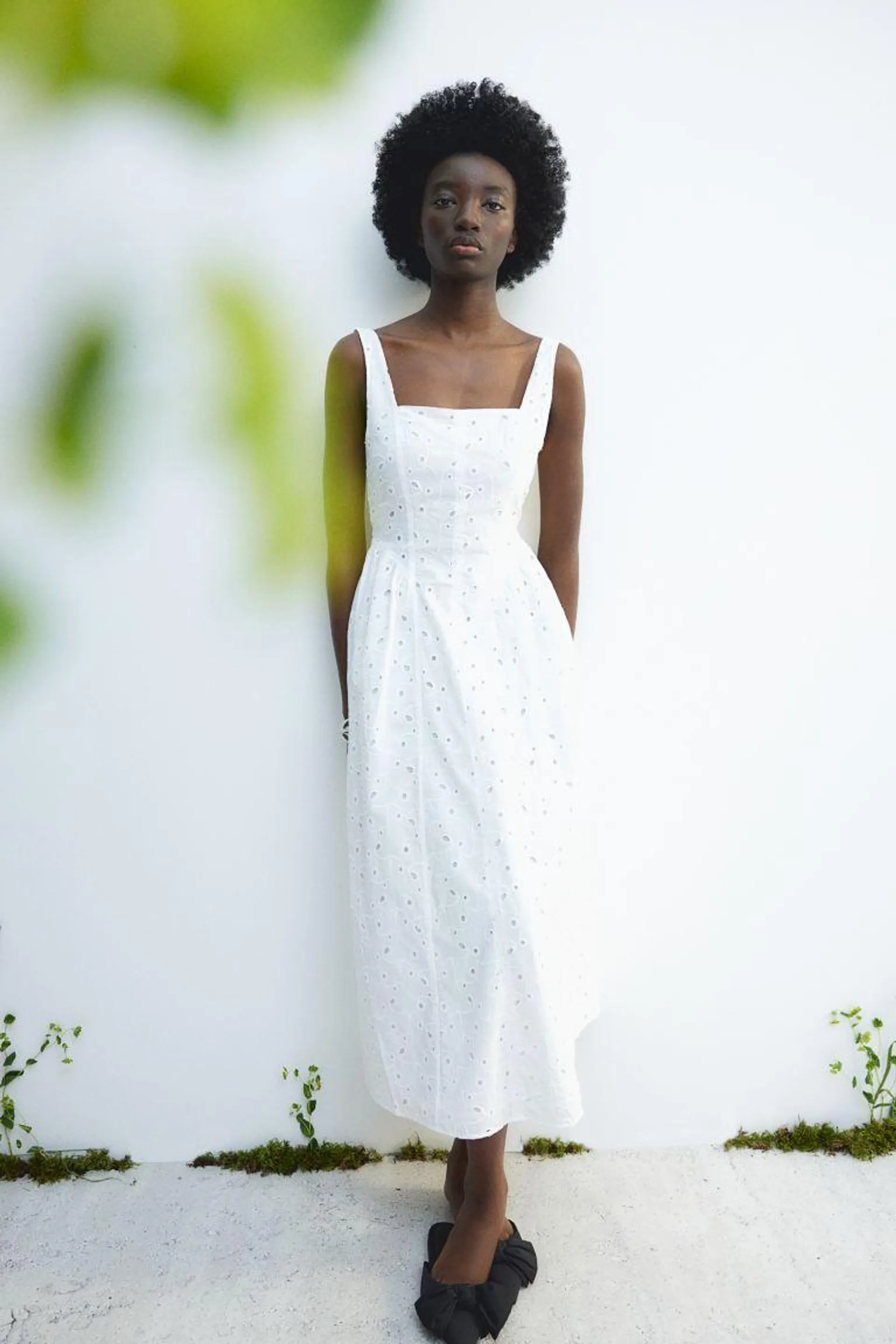 Broderie anglaise dress