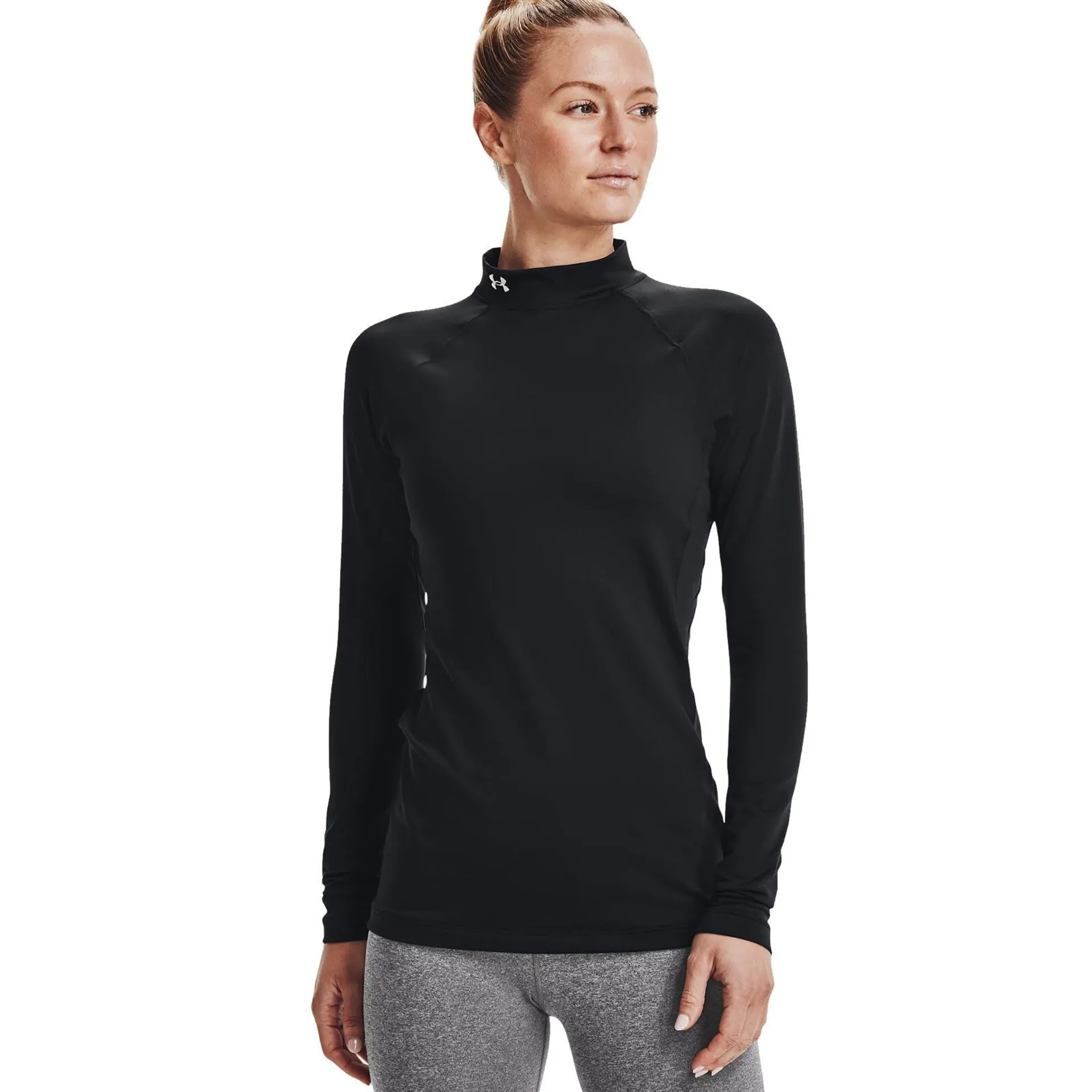 Under Armour ColdGear Authentics Mockneck Womens Top