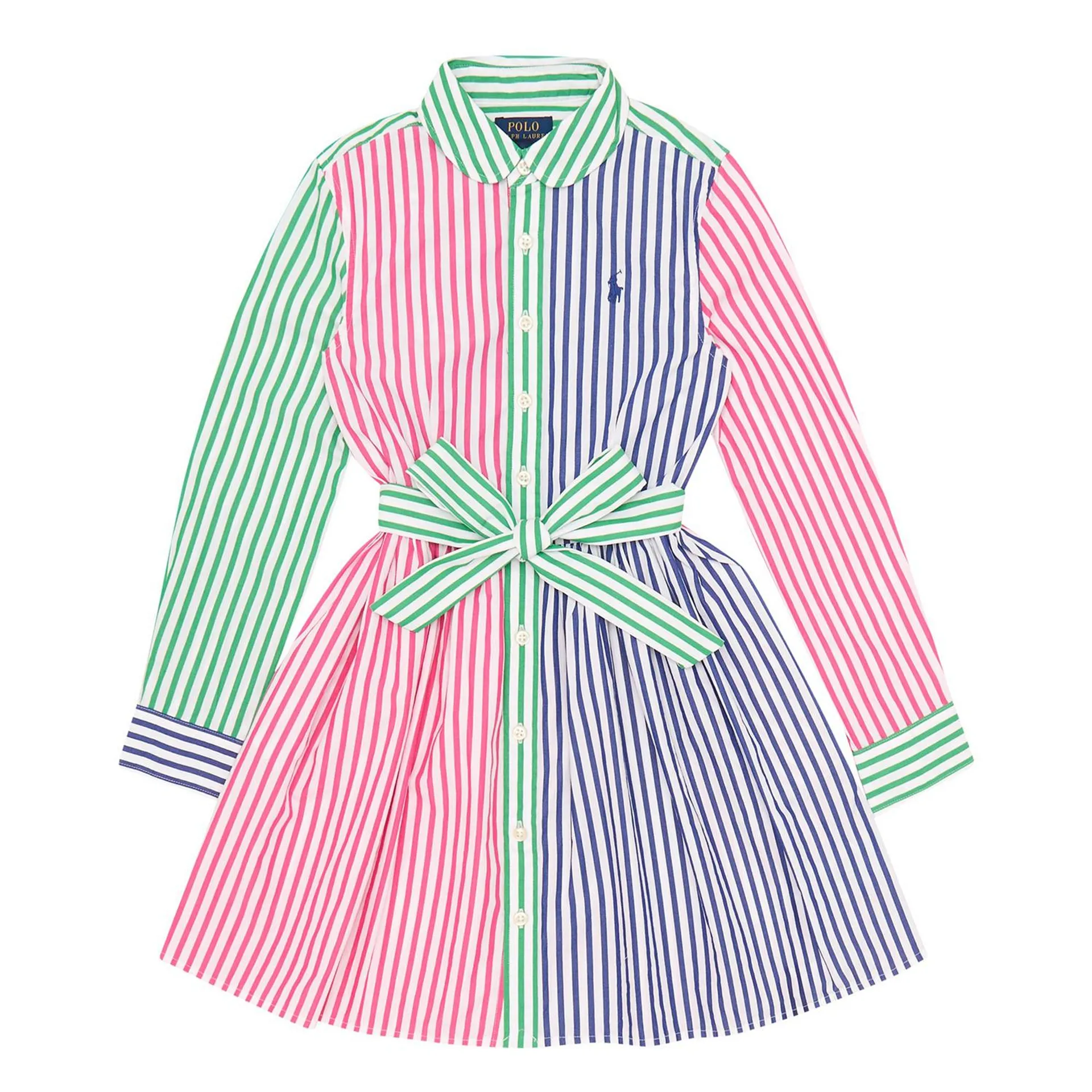 Striped Shirt Dress 7-14 Years